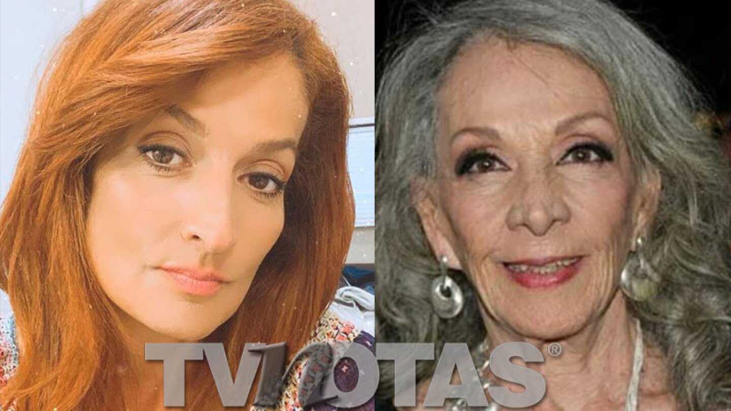 Isela Vega y su hija.