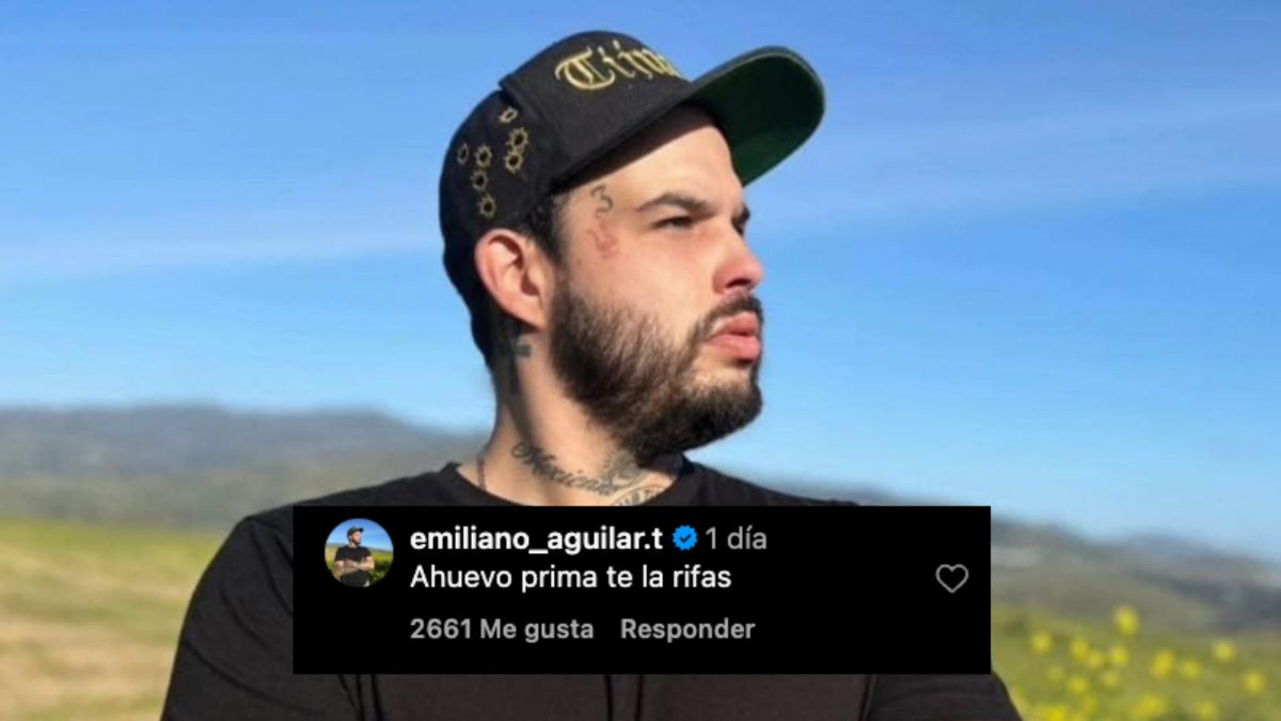 Emiliano Aguilar, hijo mayor de Pepe Aguilar aplaude los logros de su prima