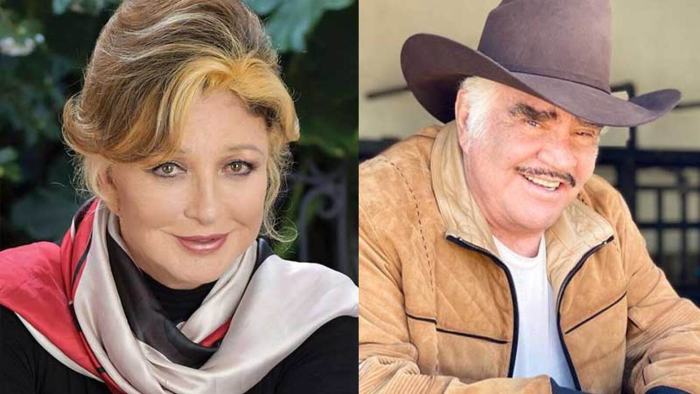 Angélica María revela si fue novia de Vicente Fernández
