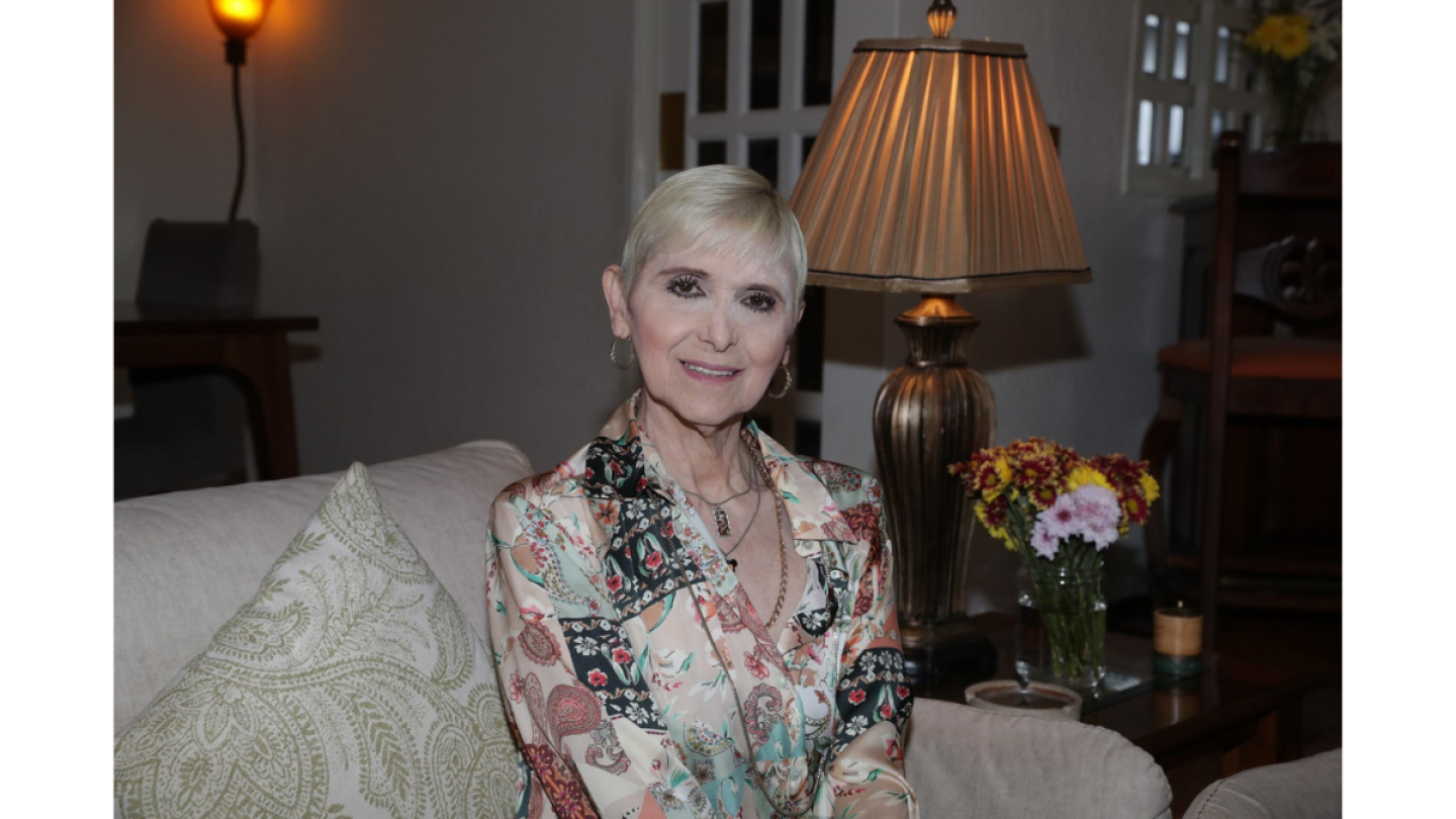 Rosita Pelayo en su casa