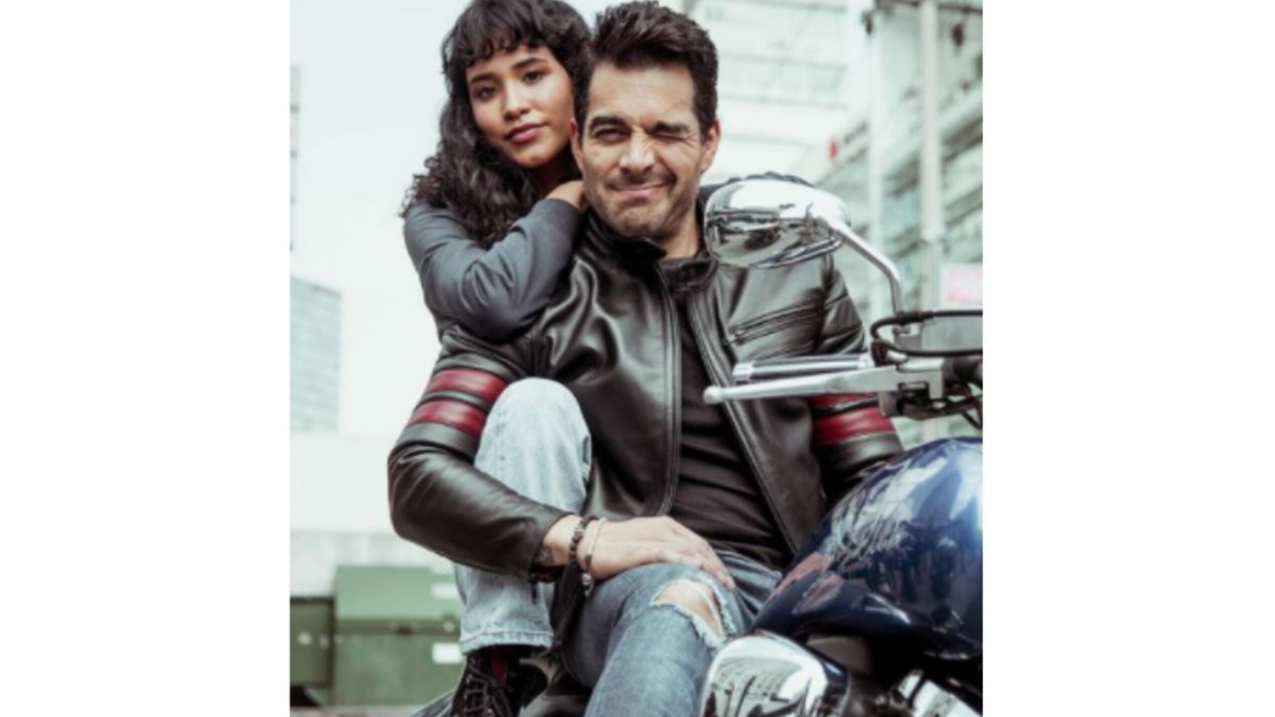 Omar Chaparro y su hija Andrea Chaparro