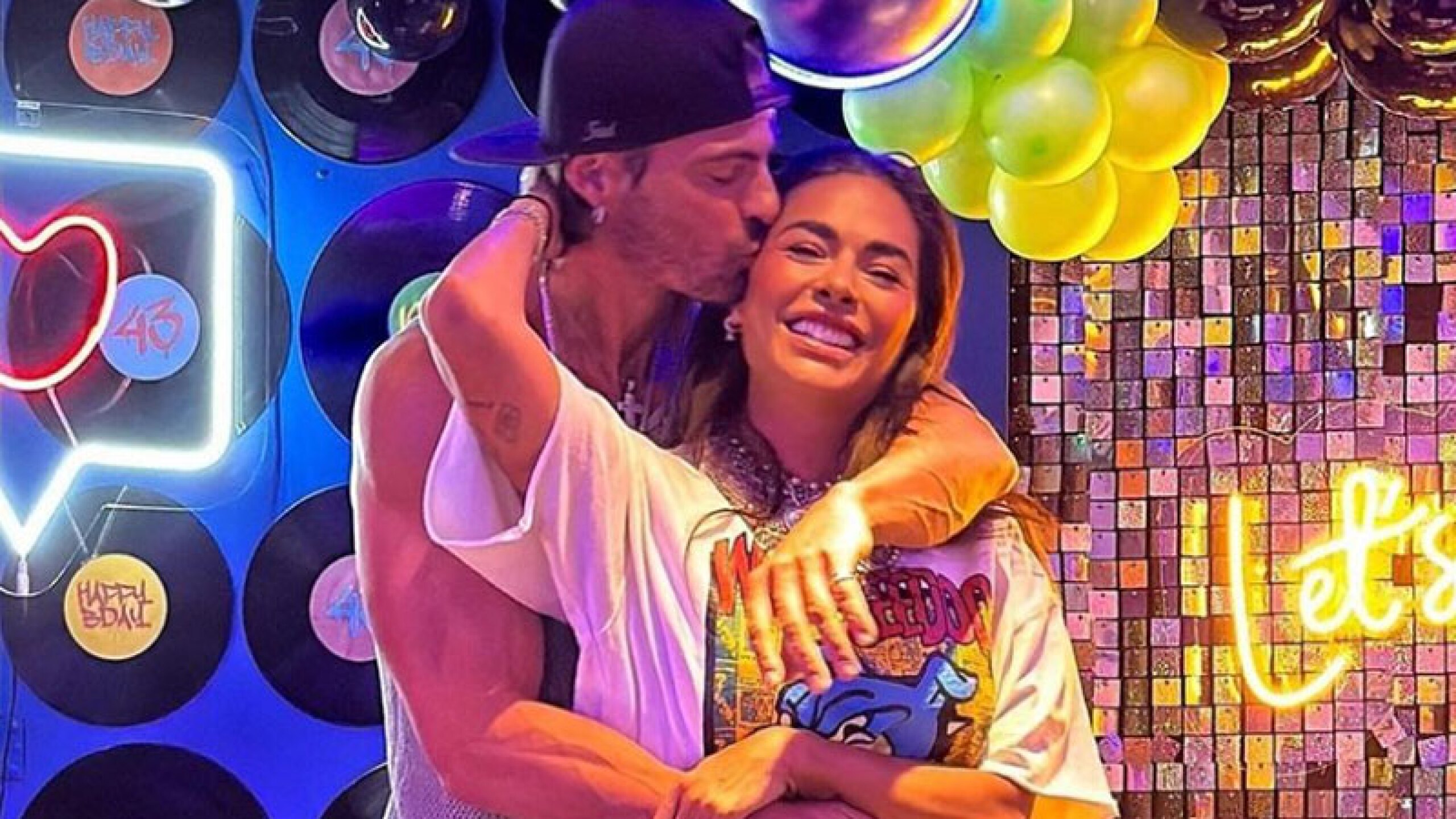 Galilea Montijo celebra el cumpleaños de Isaac Moreno
