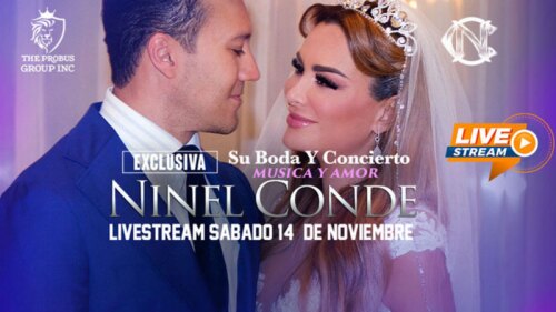 ninel conde boda larry ramos boletos internet livestream
