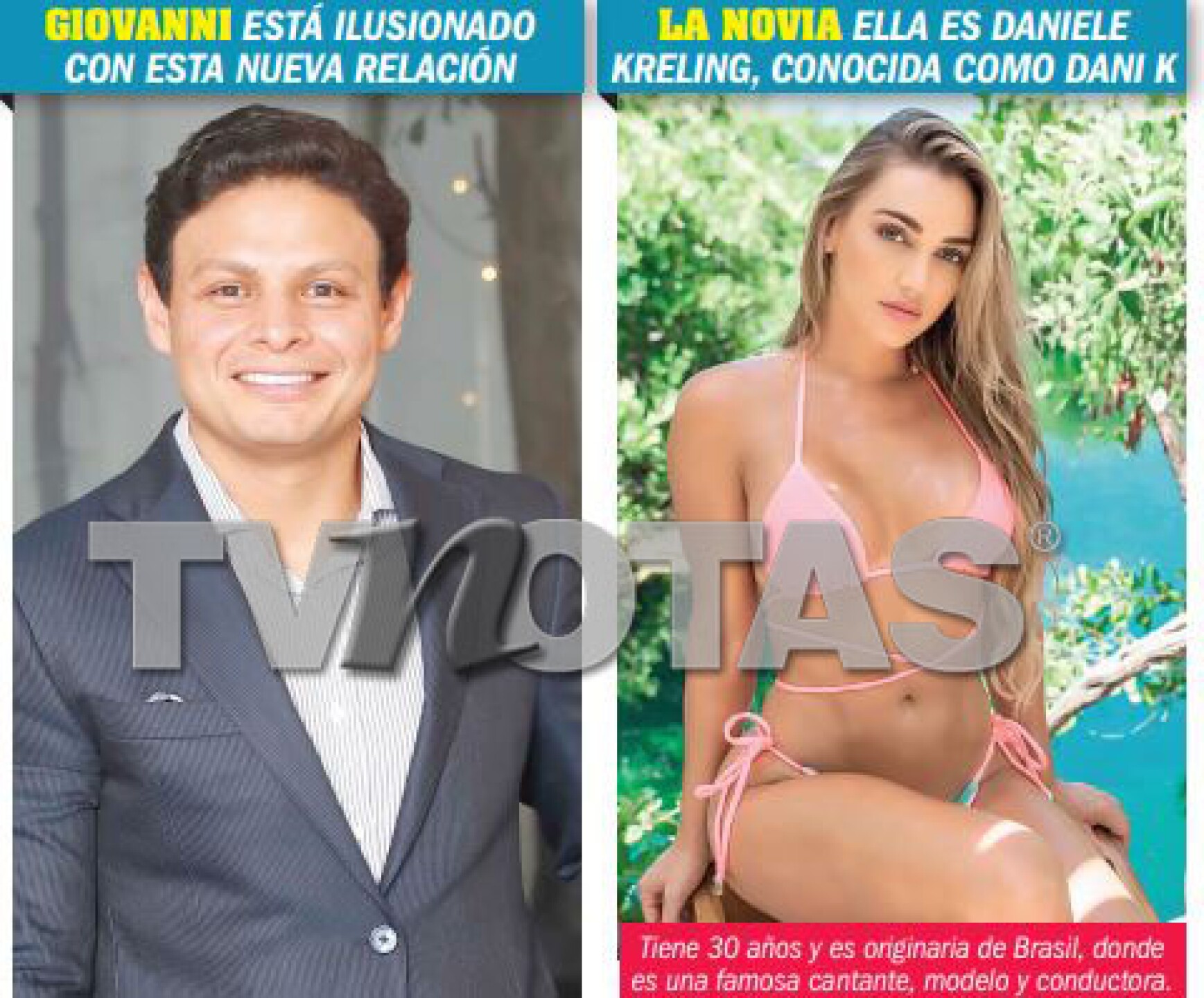 Giovanni Medina ya tiene nuevo bombón, estrena romance con cantante brasileña
