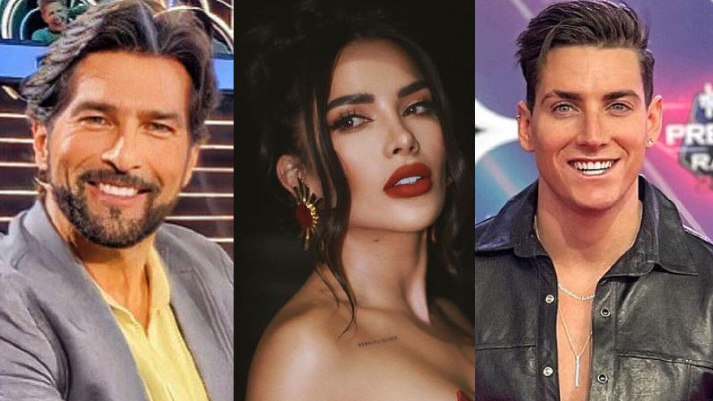 Dania Méndez, Arturo Carmona y Agustín Fernández