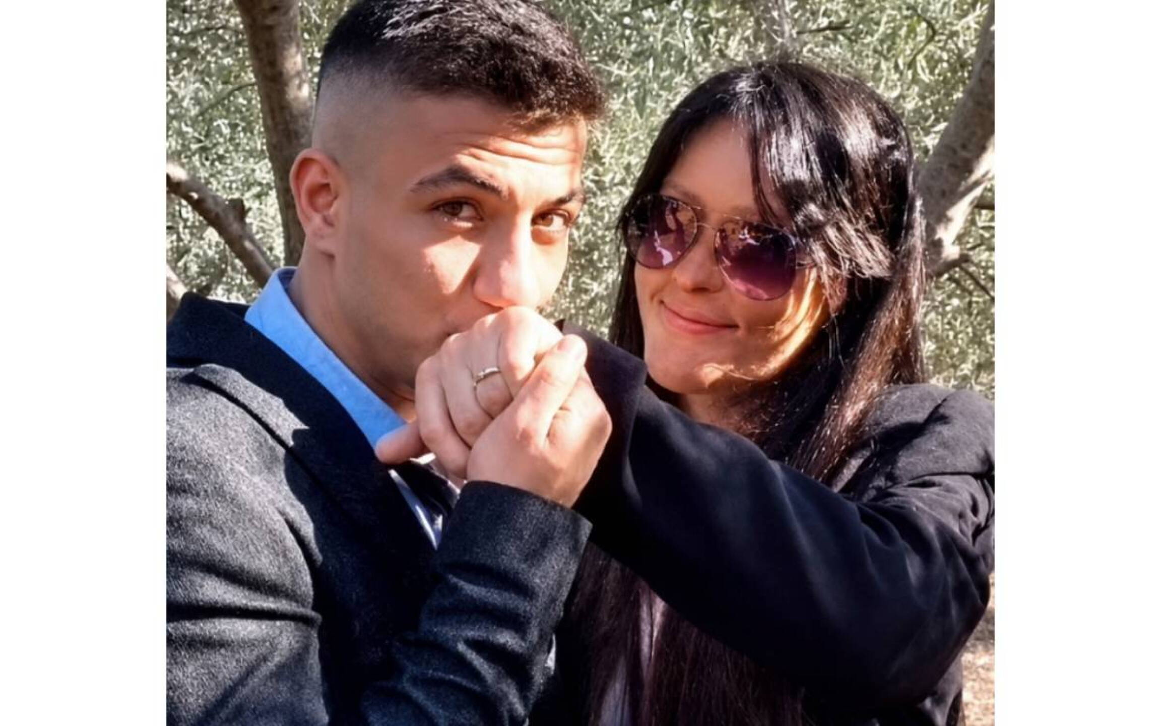 Berfin Özek y su esposo