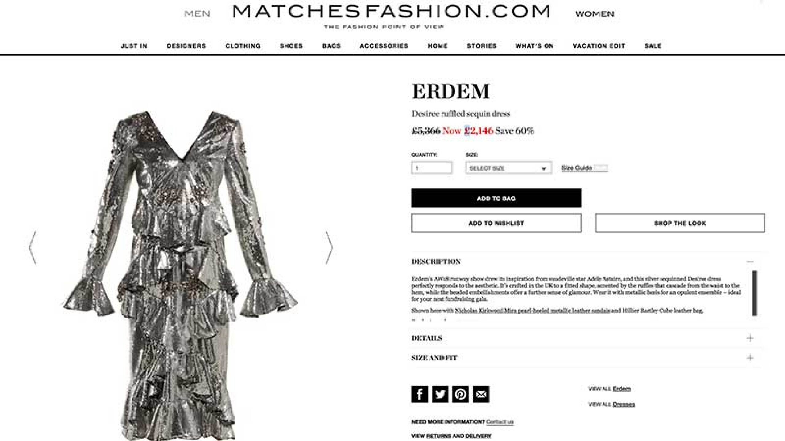 Su atuendo cuesta más de 6 mil euros.