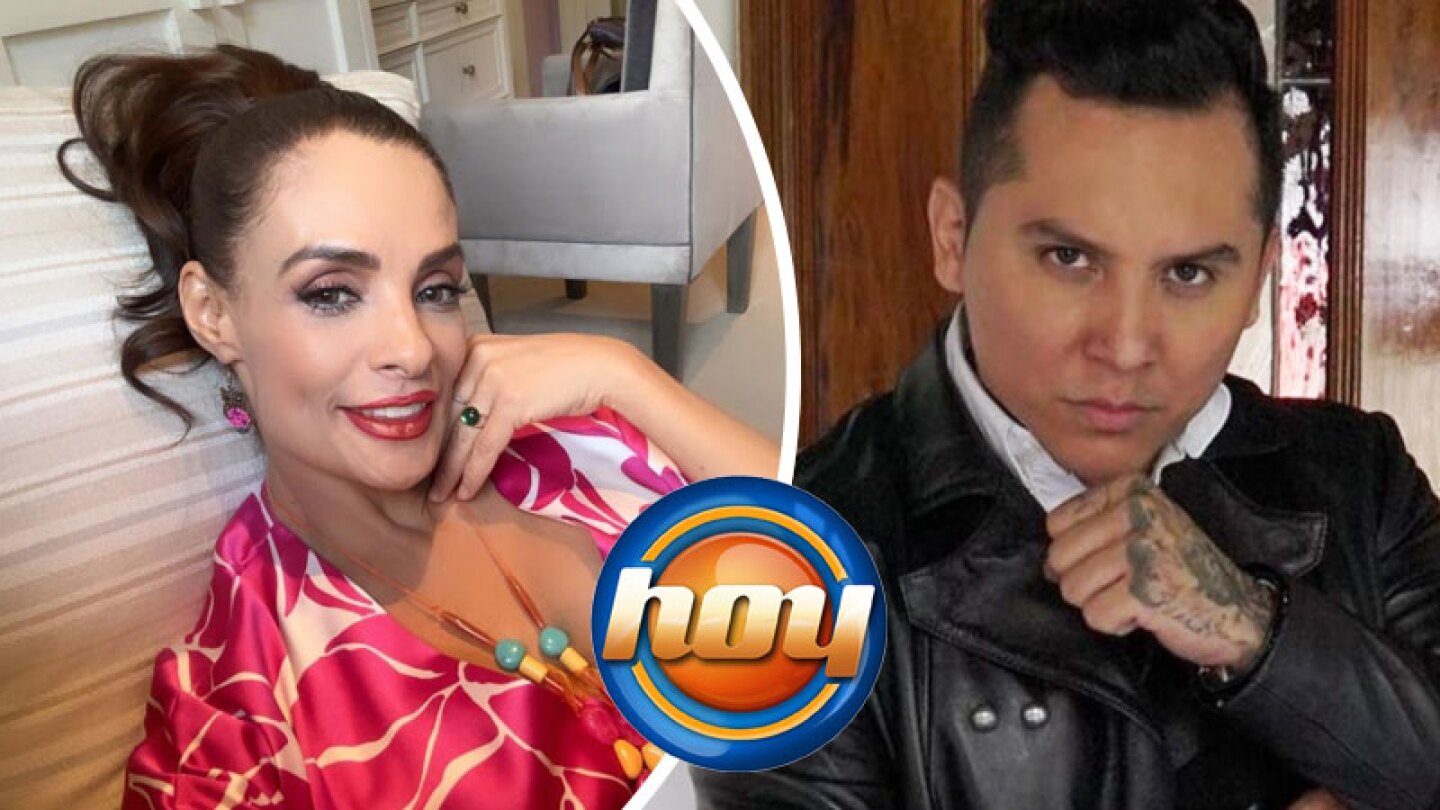 Alma Cero y Edwin Luna enojados con logo del programa Hoy