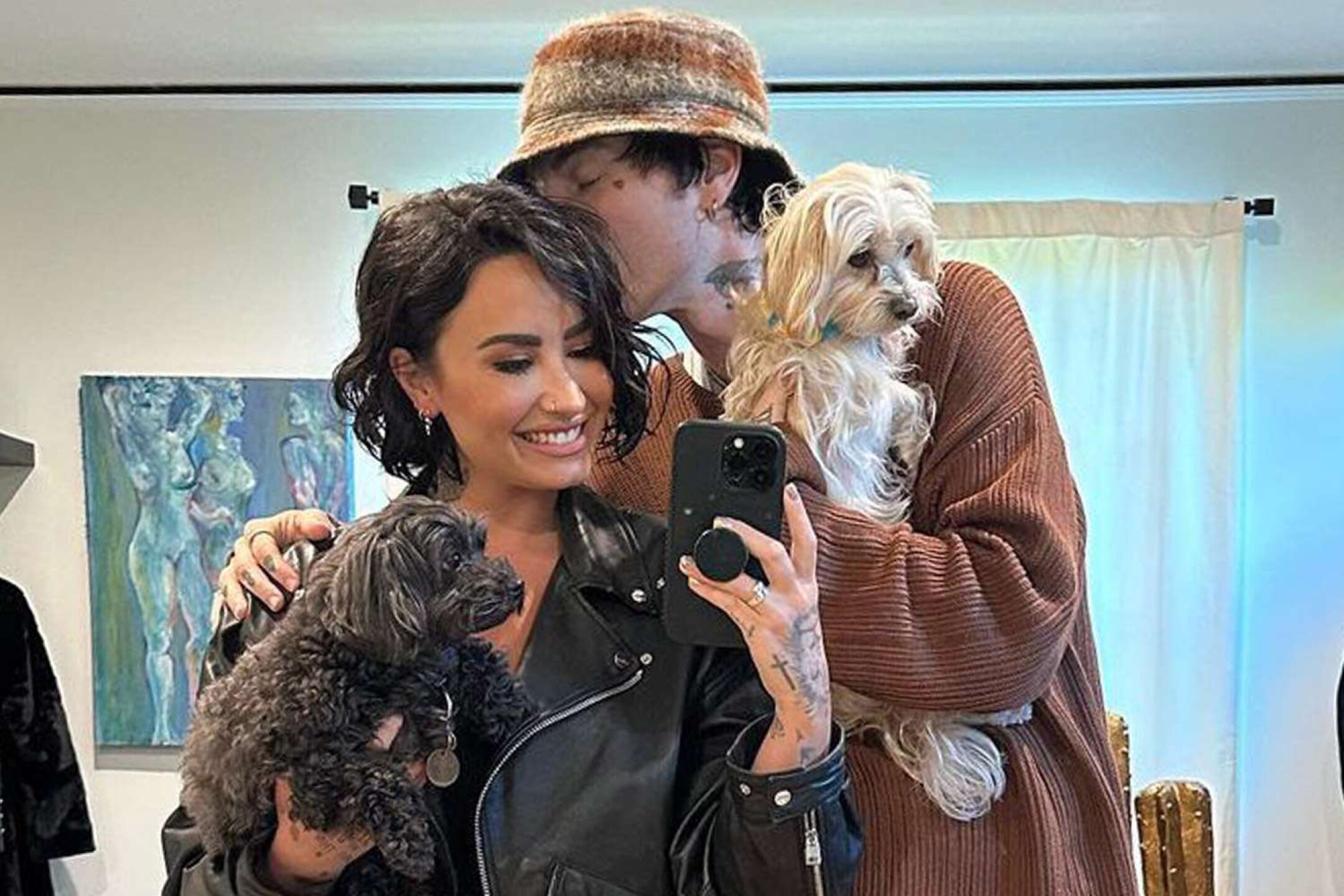 ¡Demi Lovato dijo que sí y se compomete con su novio Jutes!
