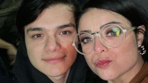 Violeta Isfel y su hijo trabajan juntos