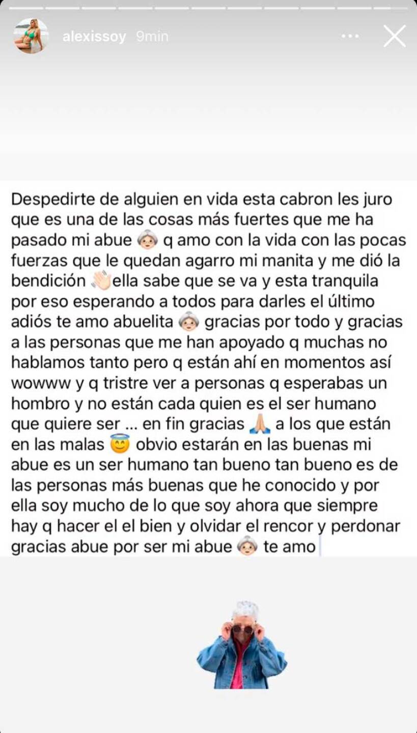 La bebeshita esta pasando por momentos complicados