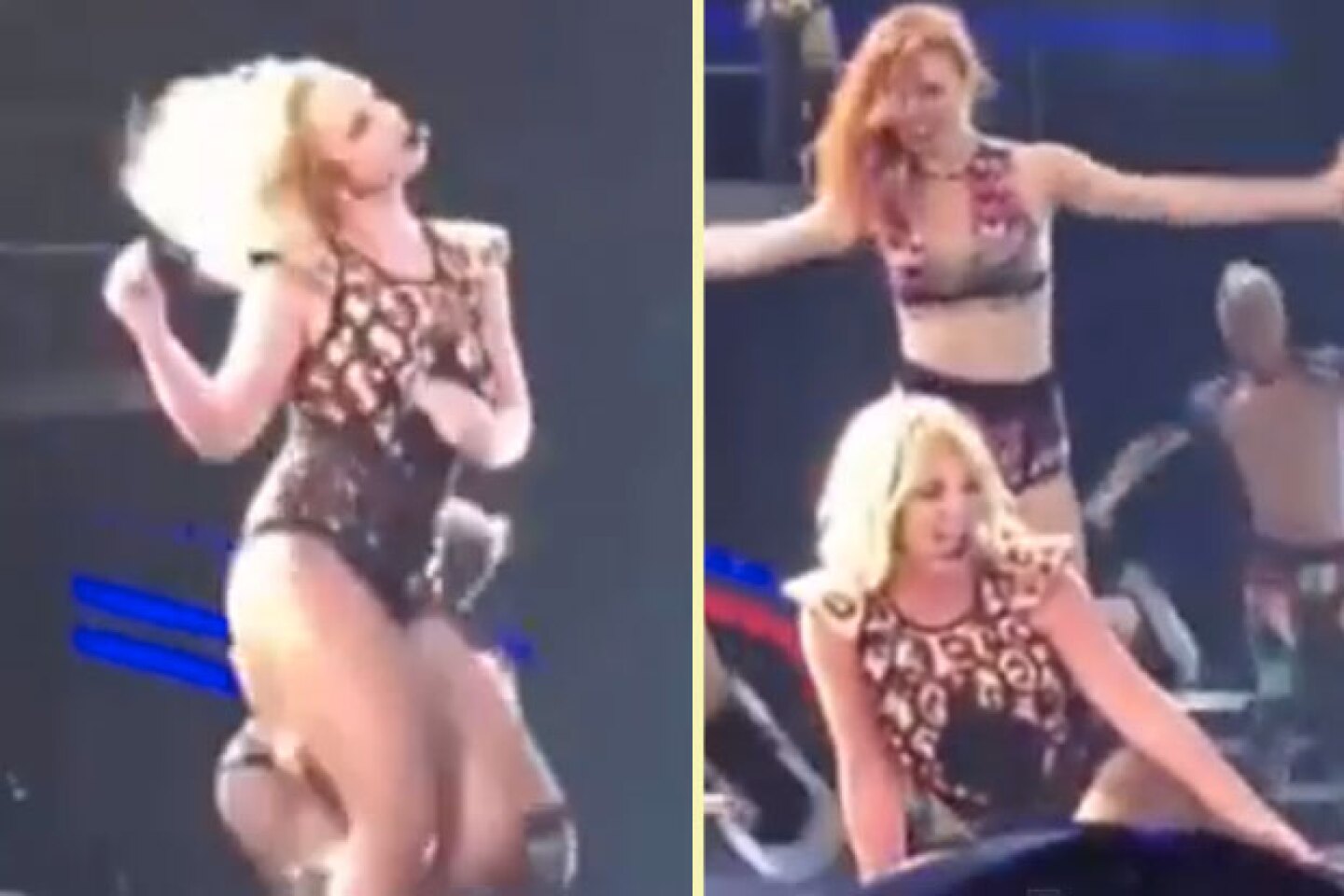 Britney Spears perdió el compás.