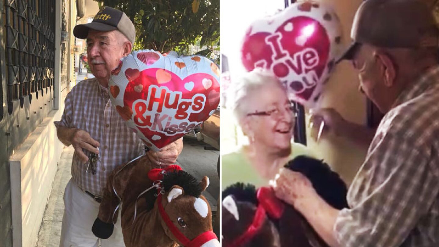 Viejitos celebran San Valentín n.