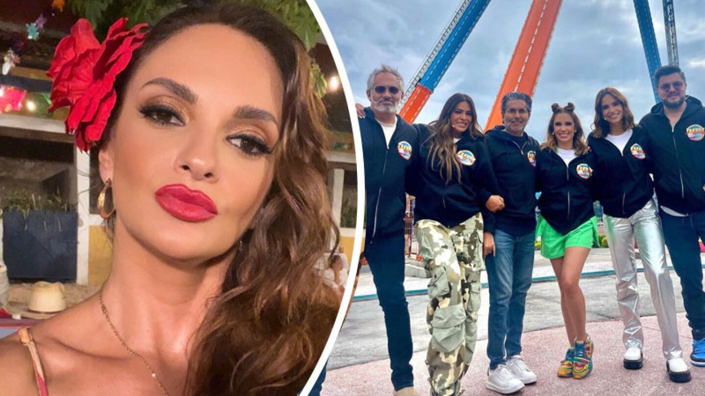 Mariana Seoane besucona con Tania Rincón