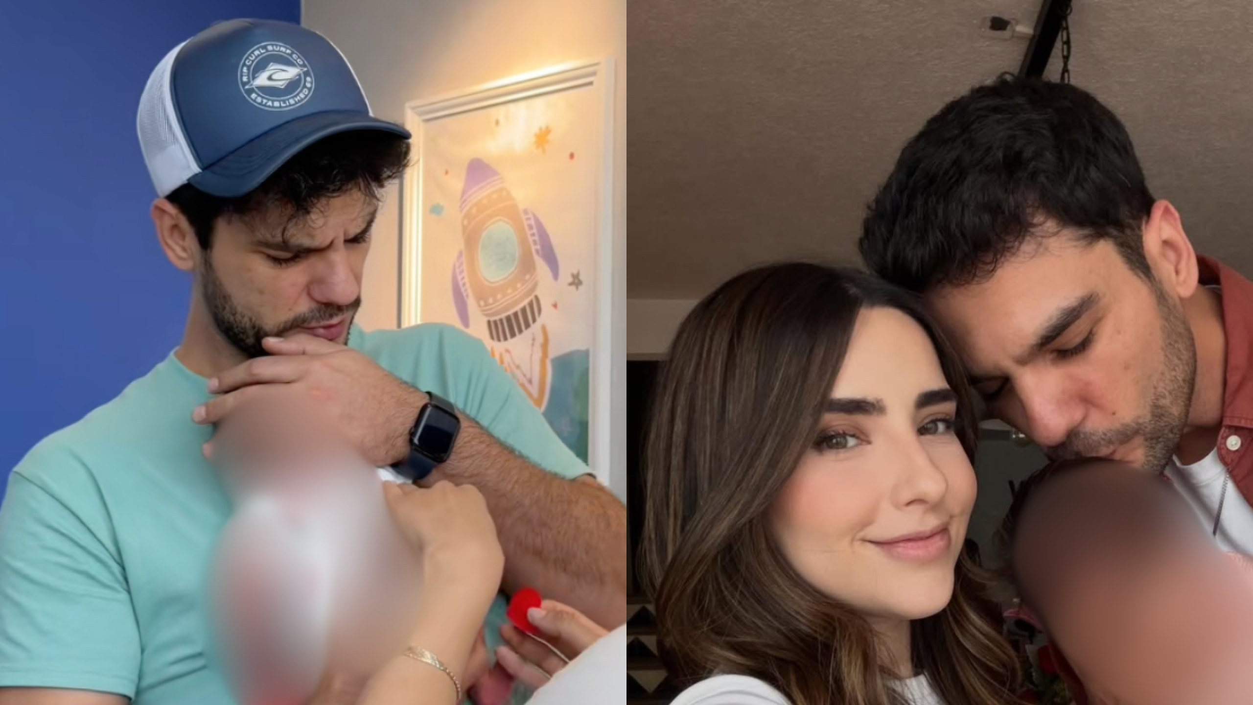 Fernanda Urdapilleta y su esposo, Ramsés Alemán, aparecen entre lágrimas con su bebé en pleno hospital: VIDEO