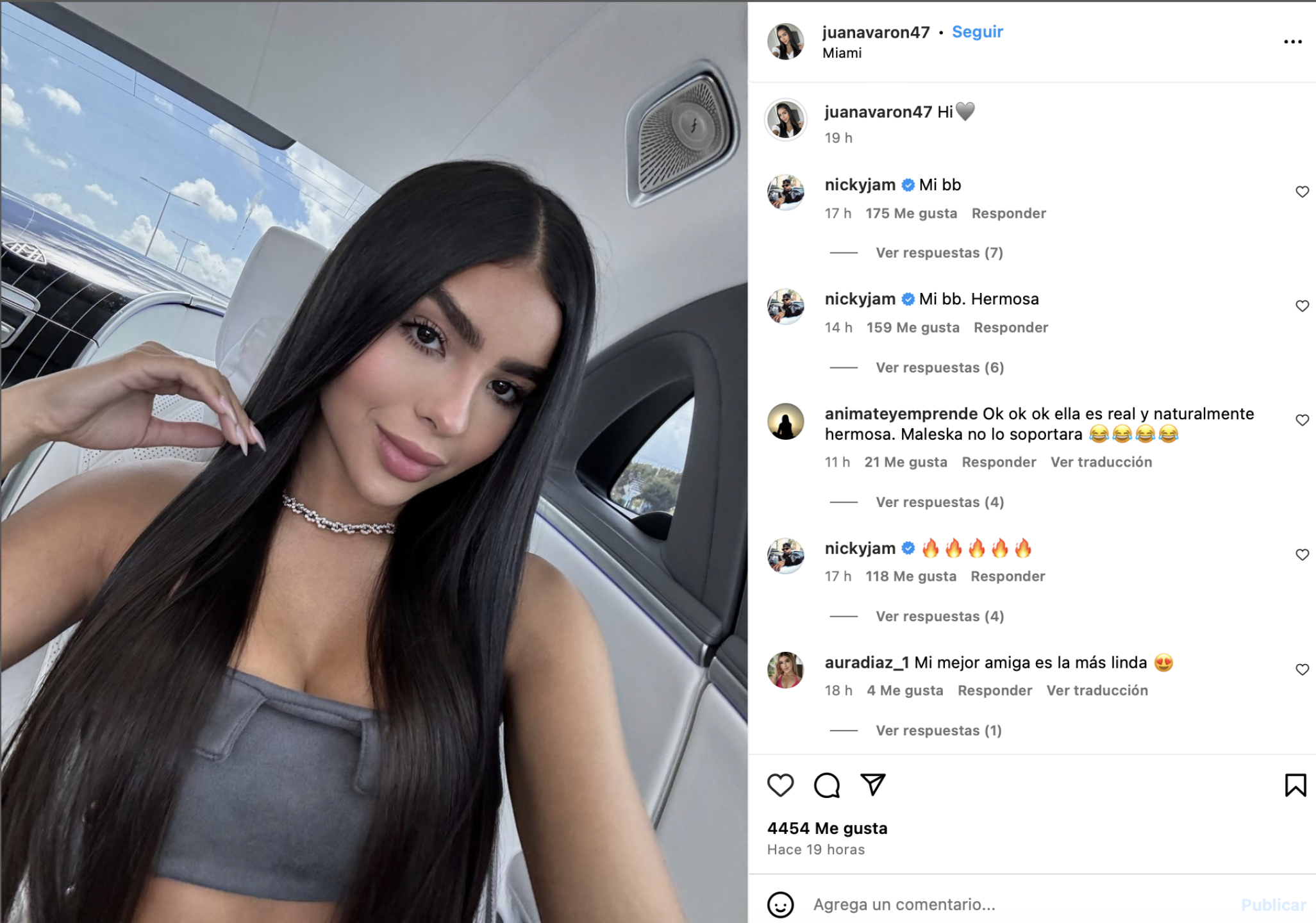 Novia de Nicky Jam Juana Varona