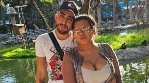 Kimberly Irene y su prometido