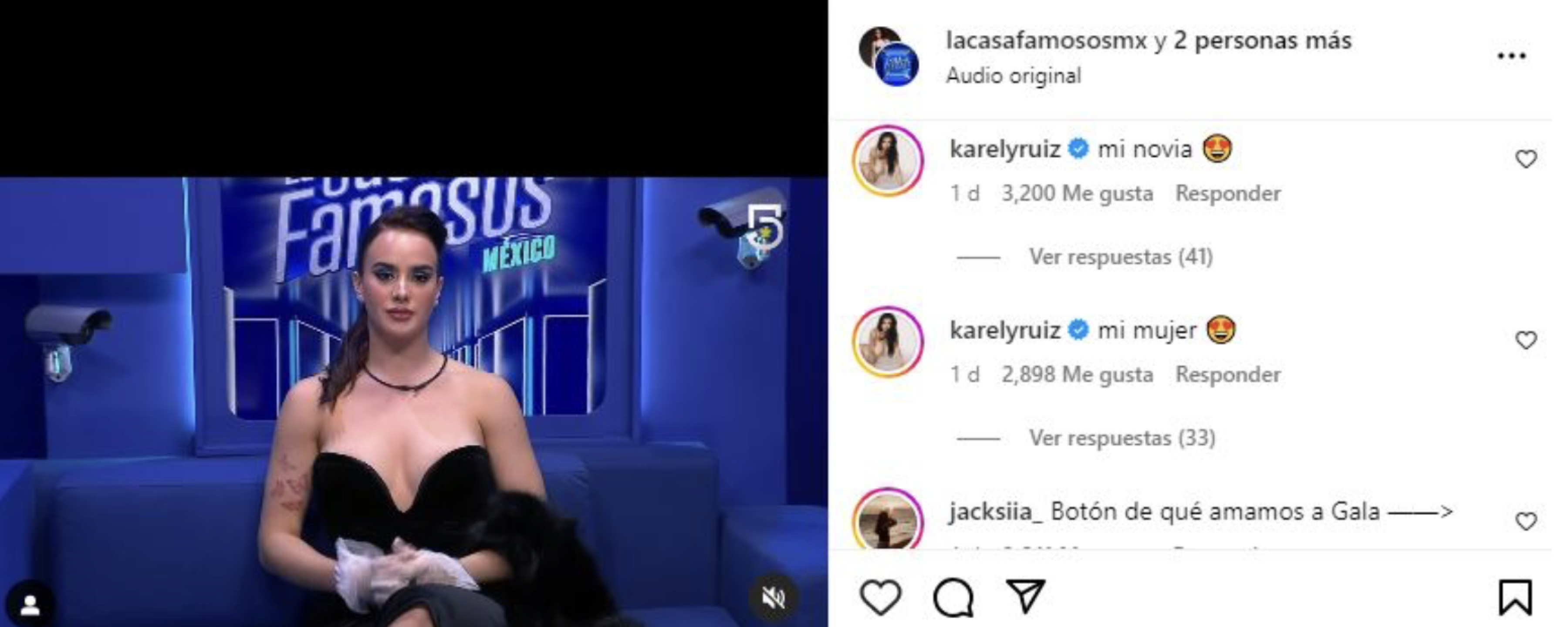 Karely dice que le gusta Gala Montes