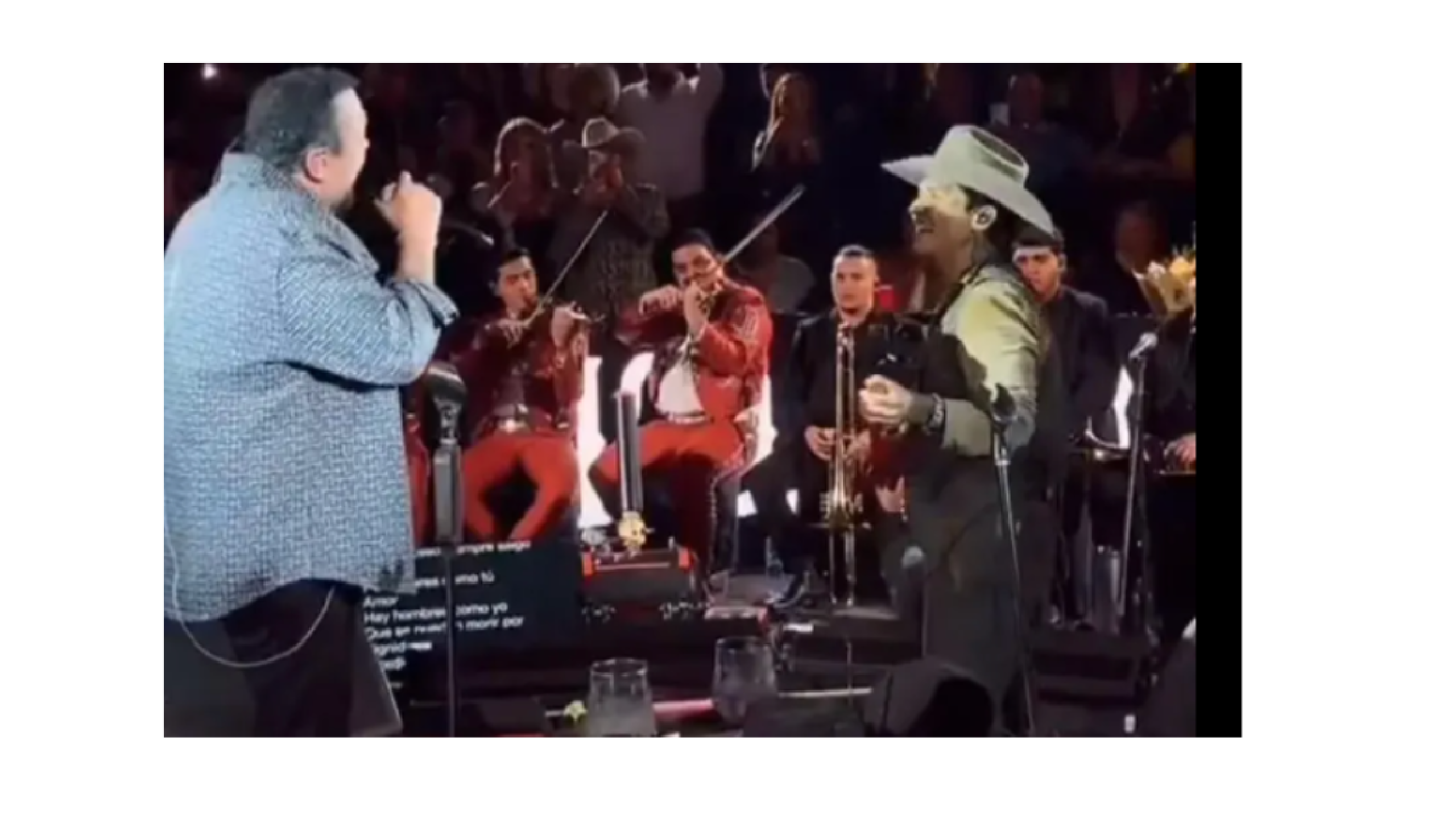 Christian Nodal y Pepe Aguilar concierto