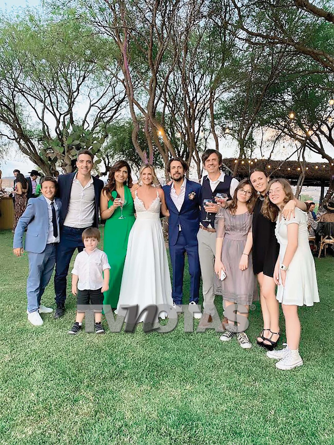 Juan Martín Jáuregui y María Noel invitaron a familiares y amigos cercanos