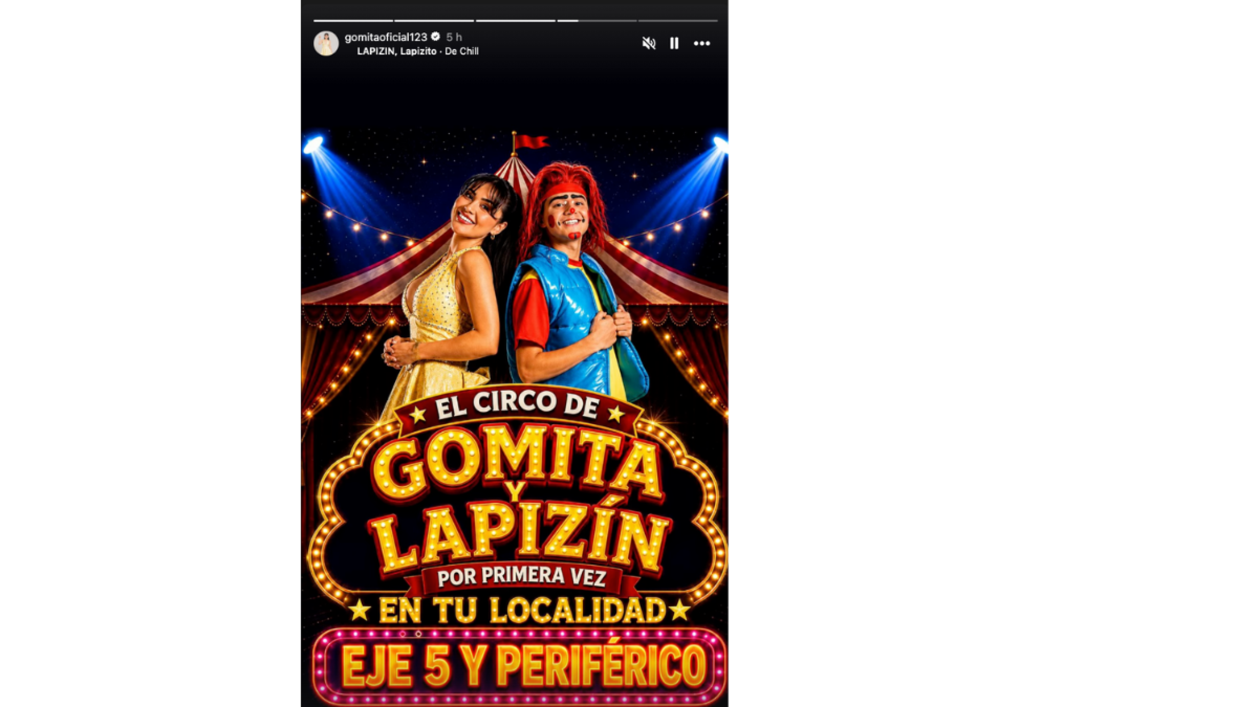 Gomita compra circo