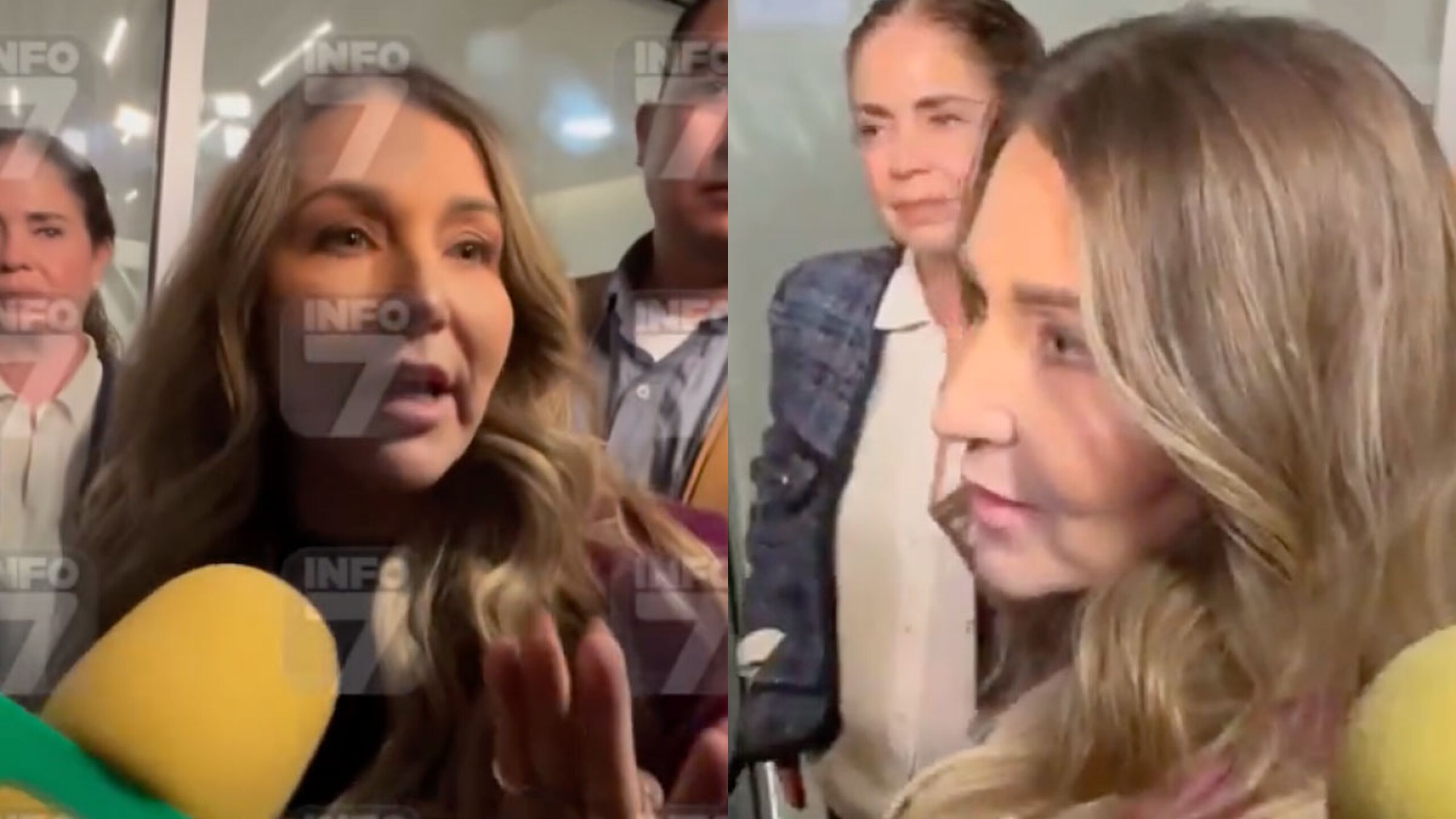 Alicia Villarreal sale de la fiscalía denuncia Cruz Martínez