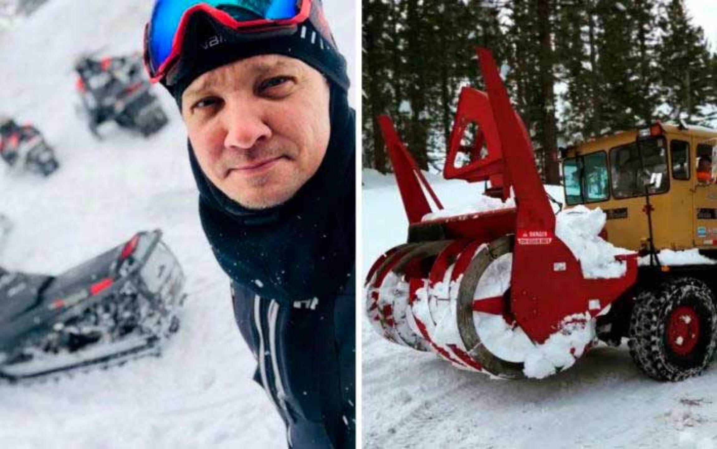 Jeremy Renner se dejó ver siendo consentido por su familia