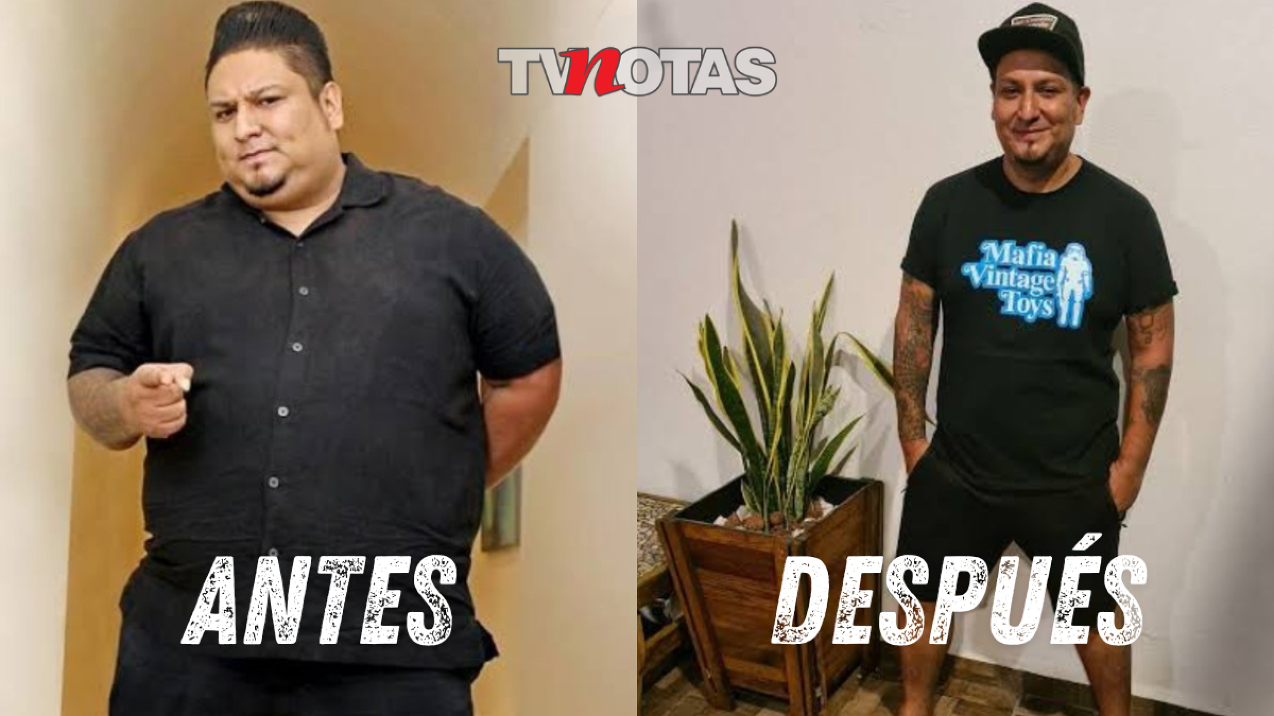 Big Javy antes y después de perder peso