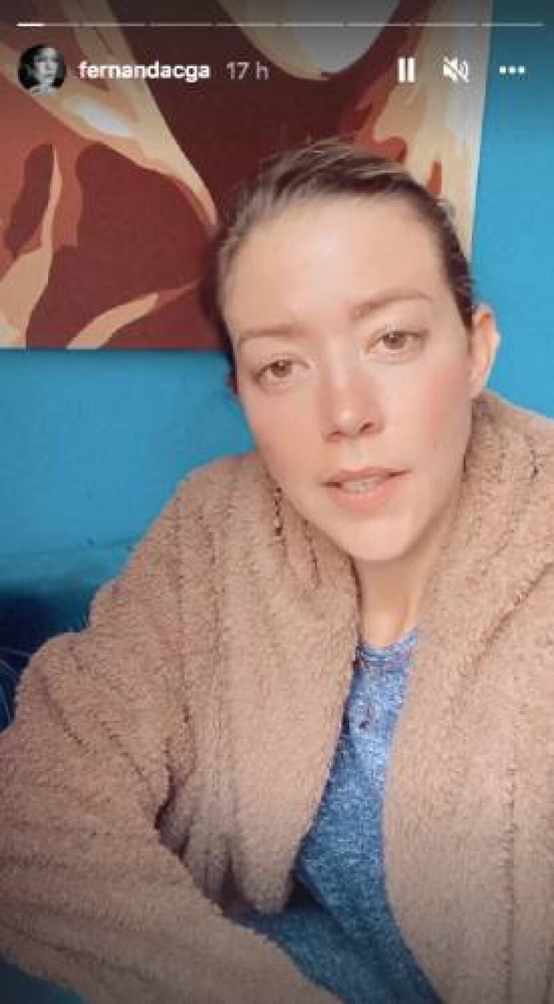 Fernanda Castillo contagiada