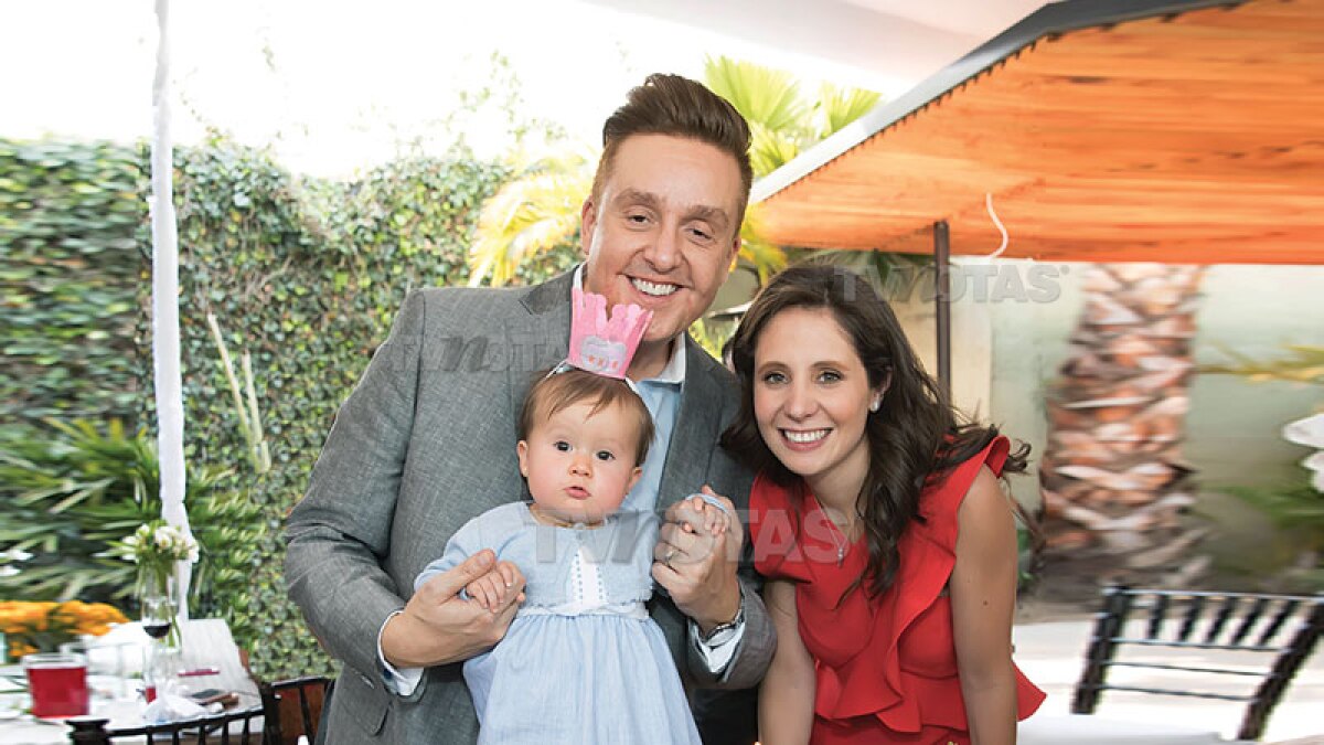 Bautizo y cumpleaños de hija de Daniel Bisogno ¡al estilo TVNotas!