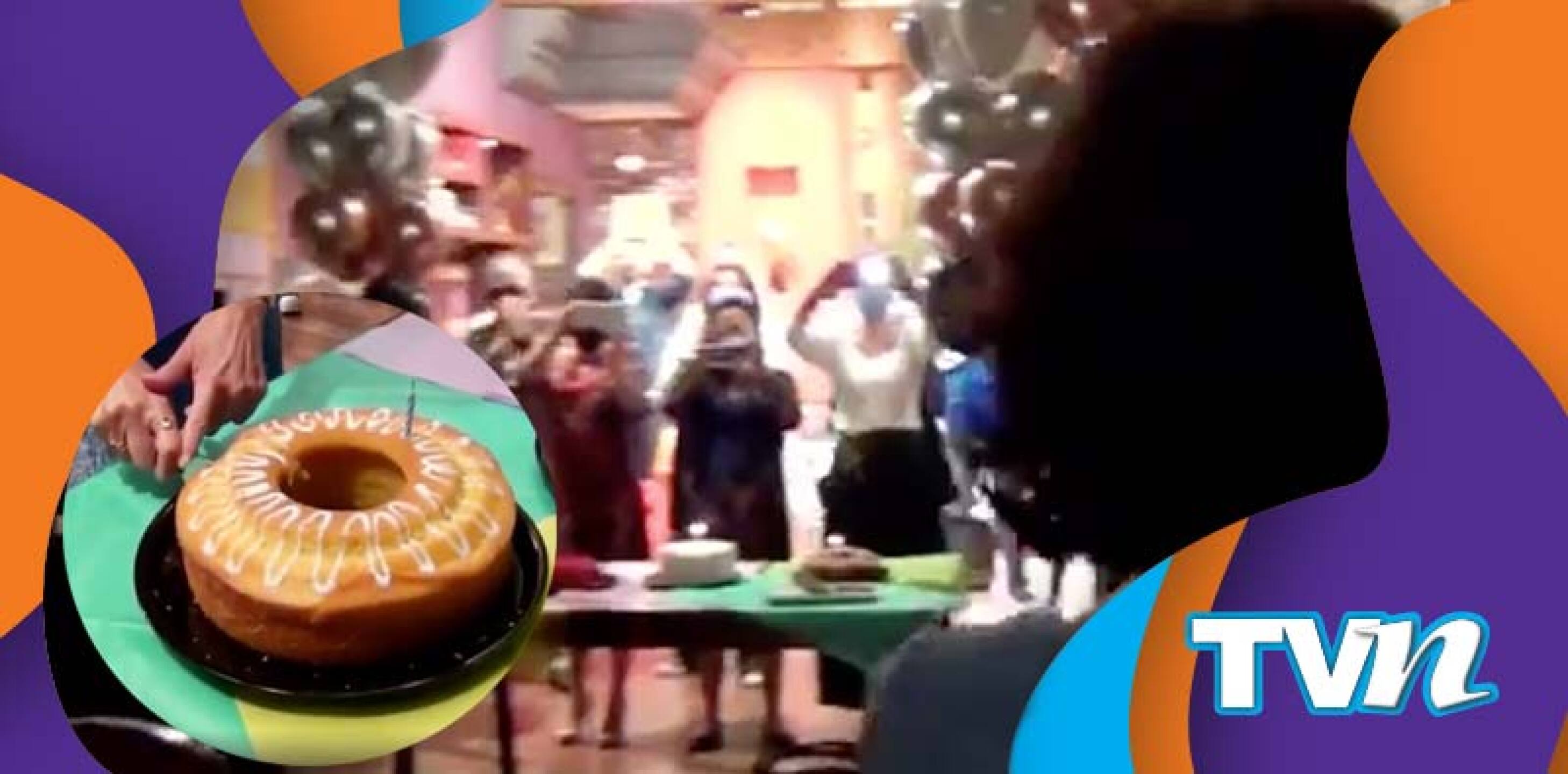 Pati Chapoy Conductora Estelar Ventaneando Cumpleaños pre fiesta Festejo Foro Compañeros Equipo de trabajo