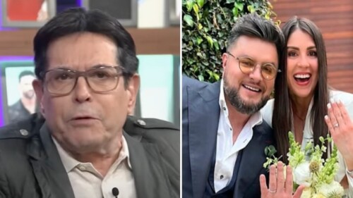 Pepilo y Paul Stanley en su boda