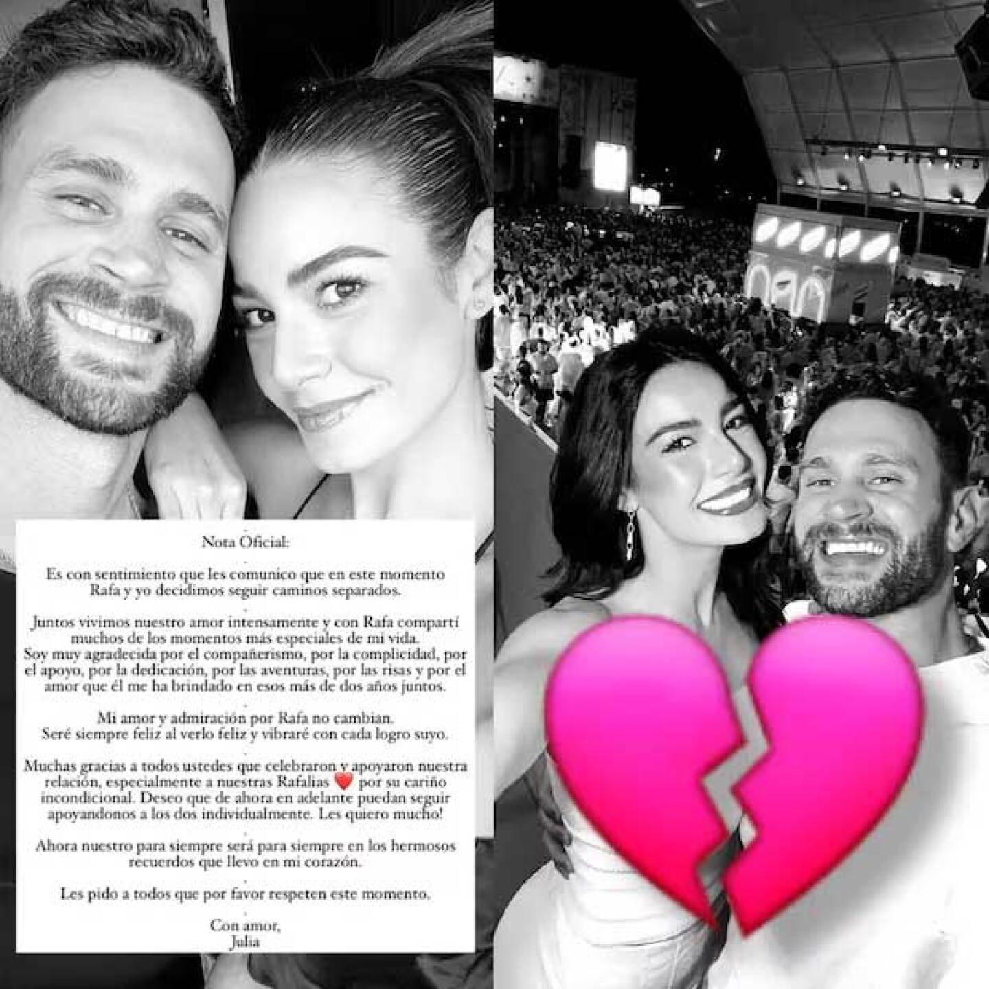 Rafa Nieves exparticipante de LCDLF de Telemundo habla de su ruptura con Julia Gama