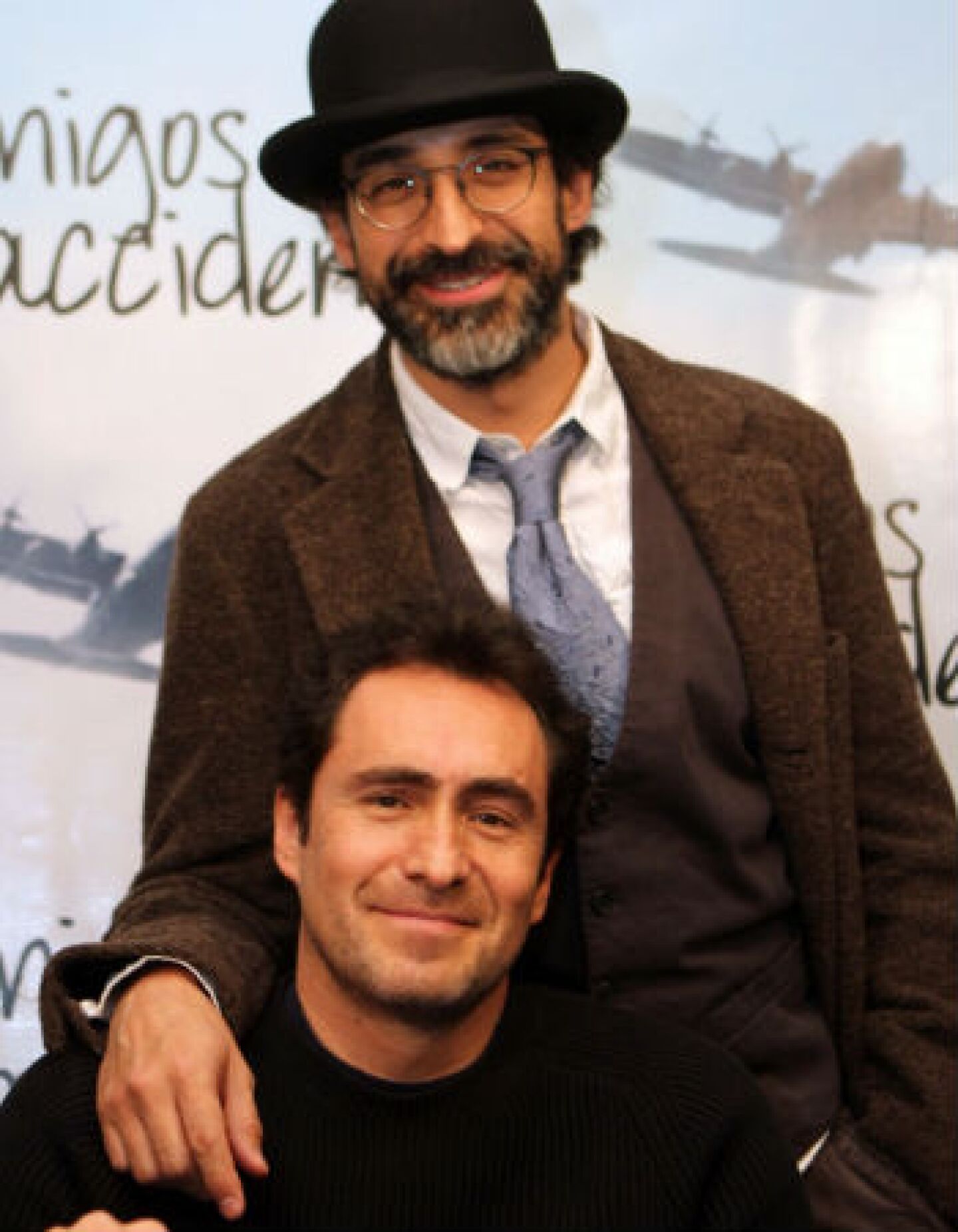 Los hermanos Bruno y Demian Bichir.