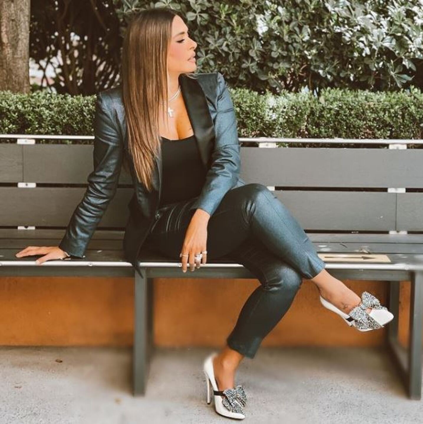 La conductora comparte su sentir.