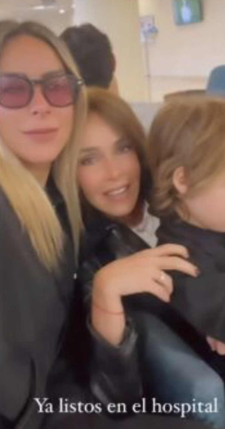 Sharis Cid, Kristal Cid en el hospital con su nieto