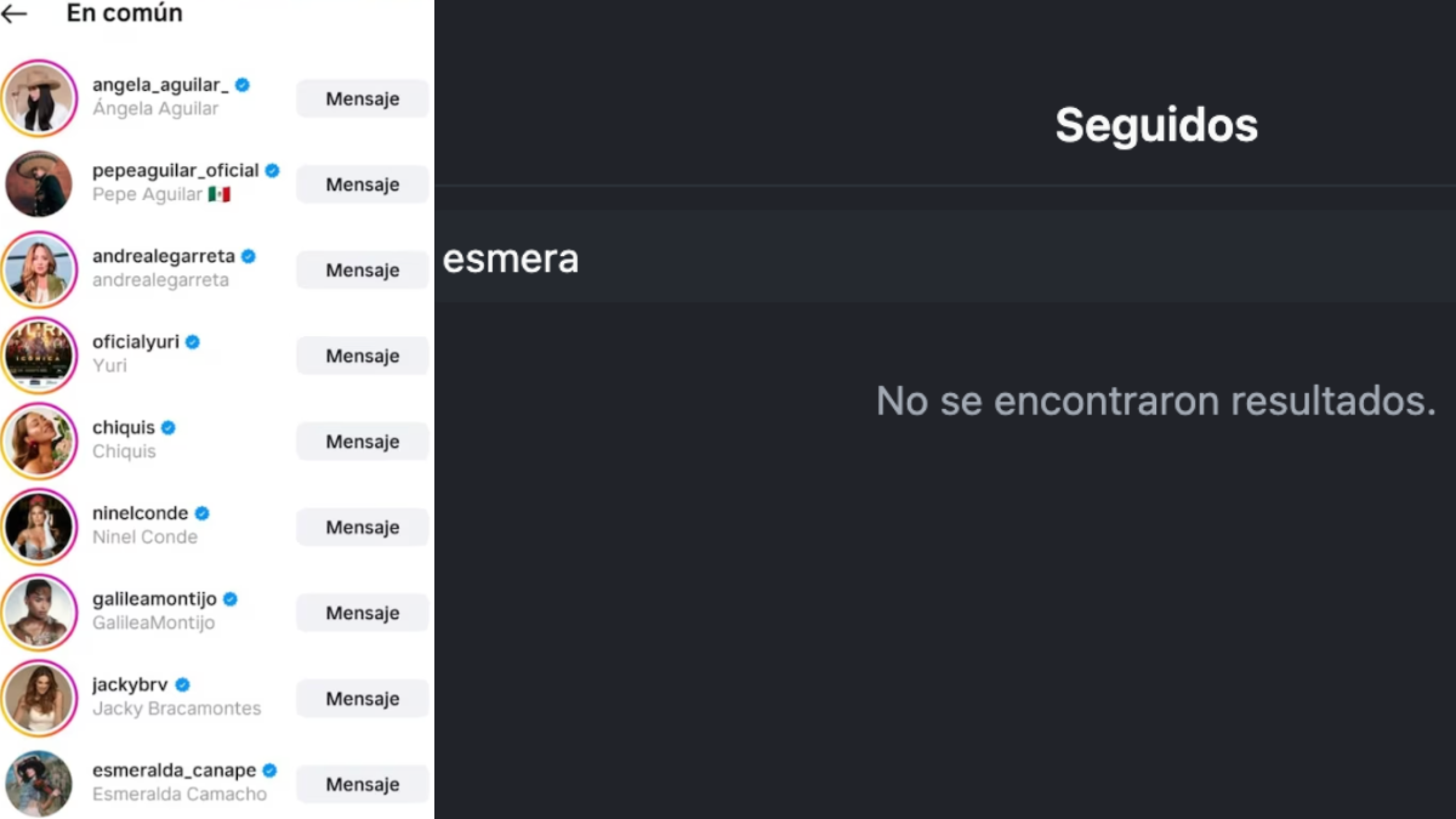 Christian Nodal deja de seguir a la violinista, Esmeralda Camacho