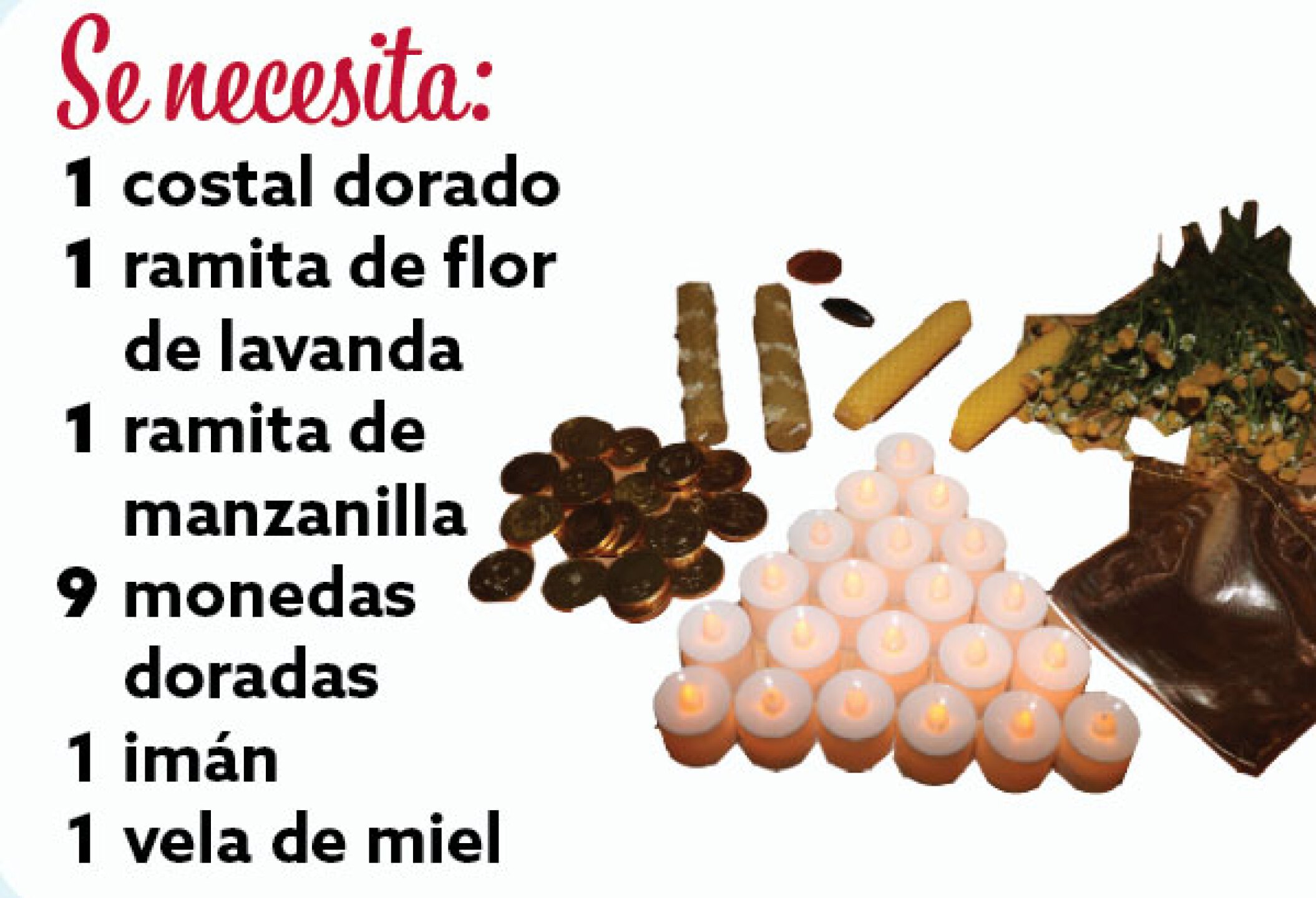 materiales ritual abundancia