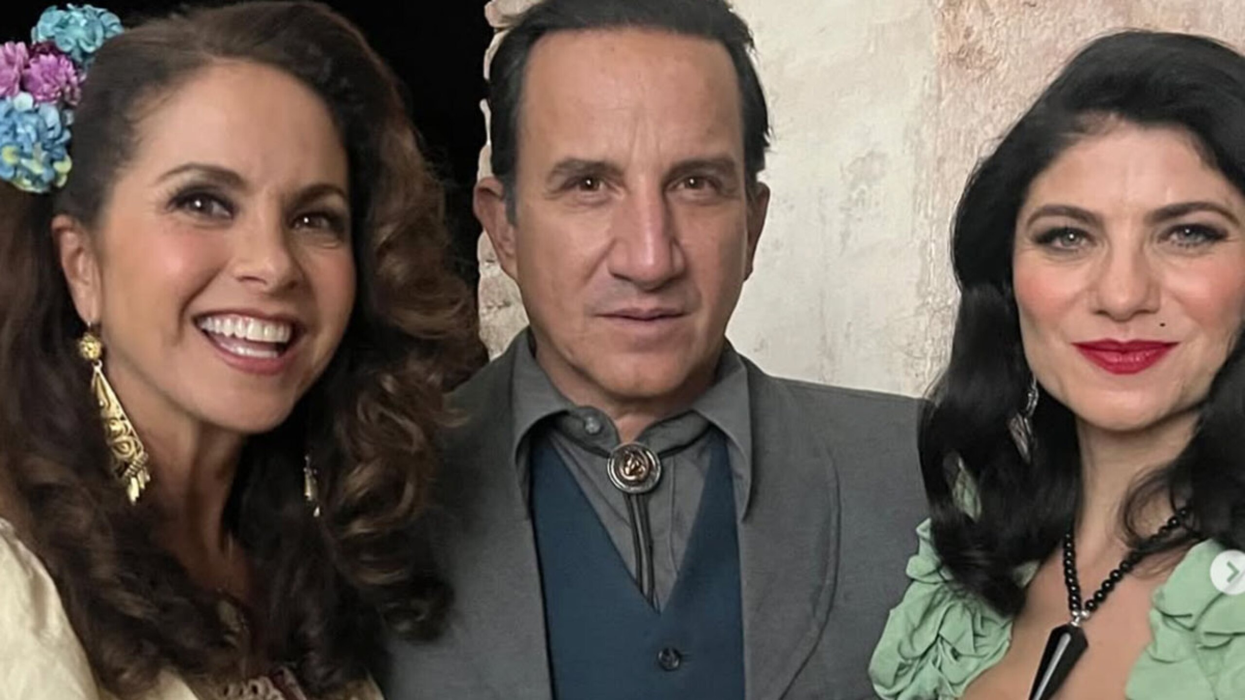 María Aura con Plutarco Haza y Lucero en El gallo de oro