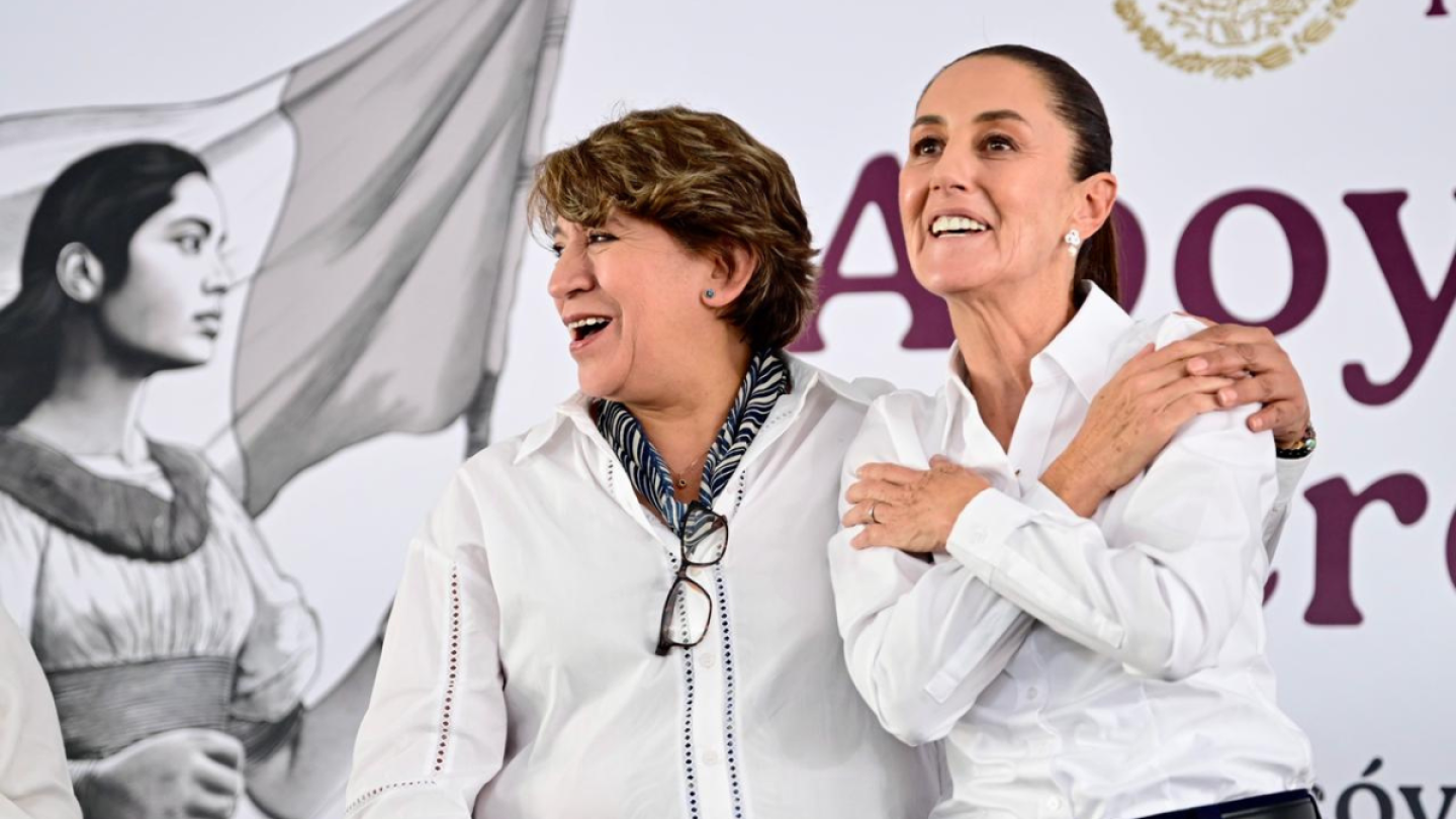 Claudia Sheinbaum y Delfina Gómez