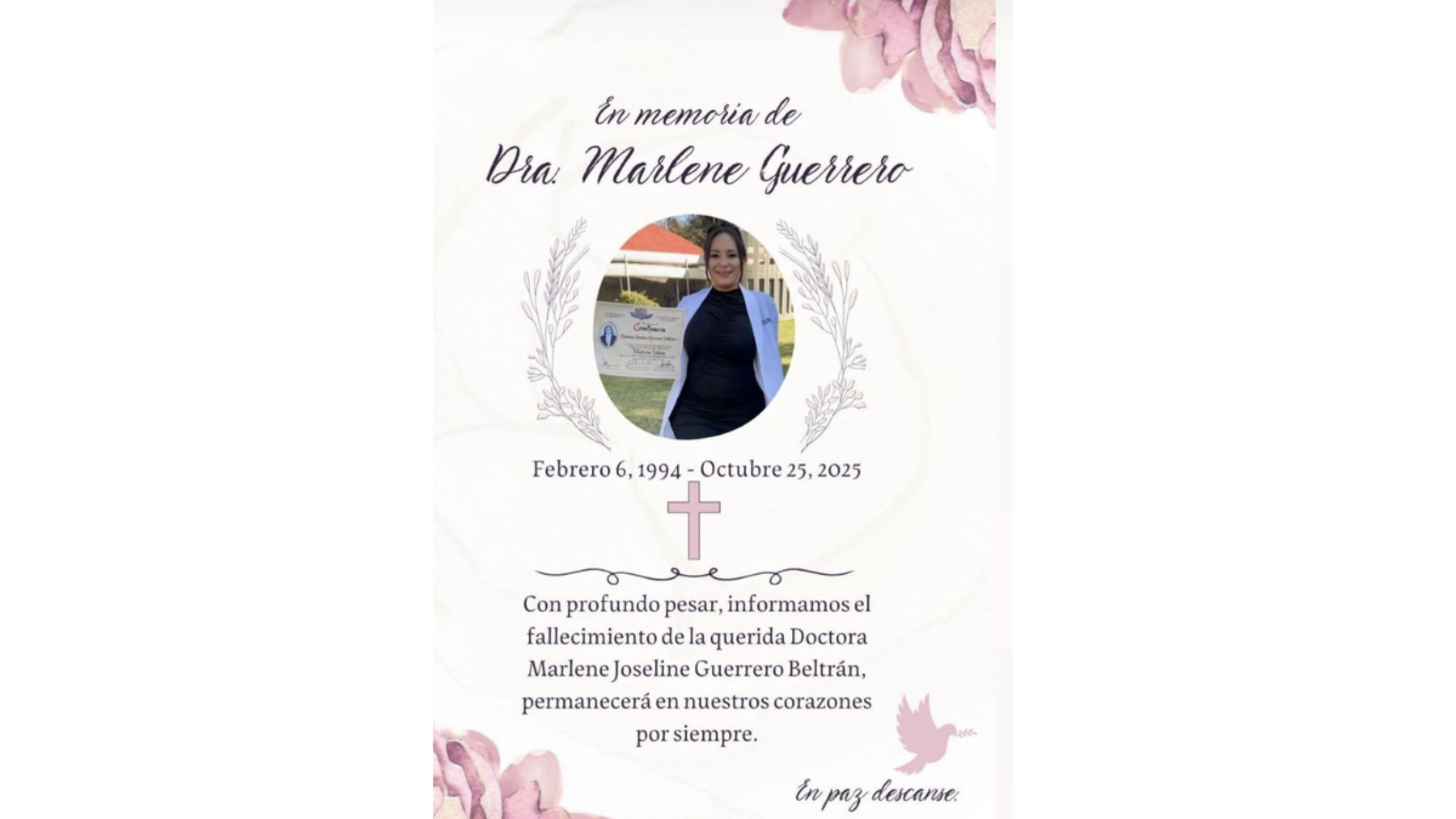 Muere Marlene Guerrero, famosa influencer mexicana