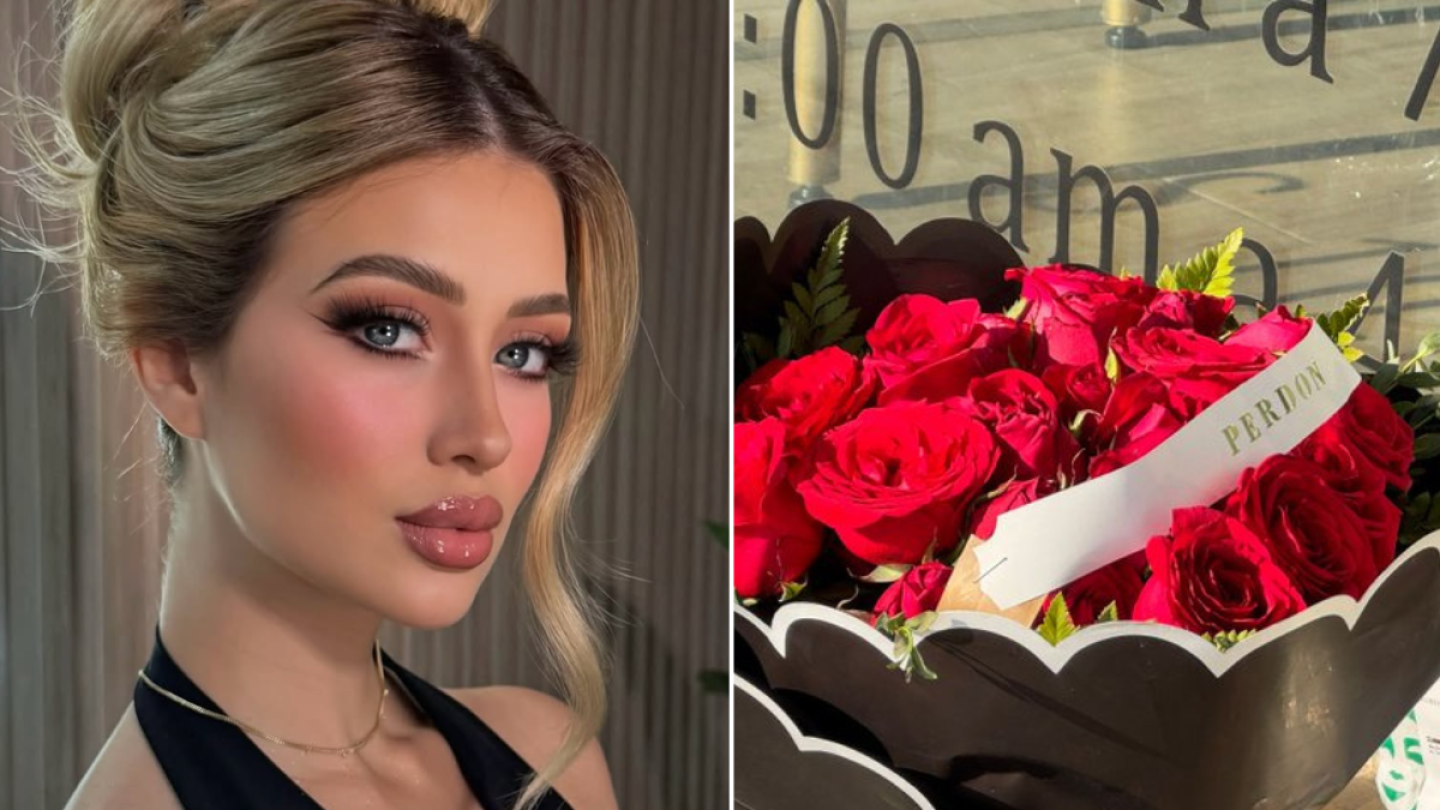 Repartidor habla sobre el ramo de rosas que le enviaron a Valeria Márquez
