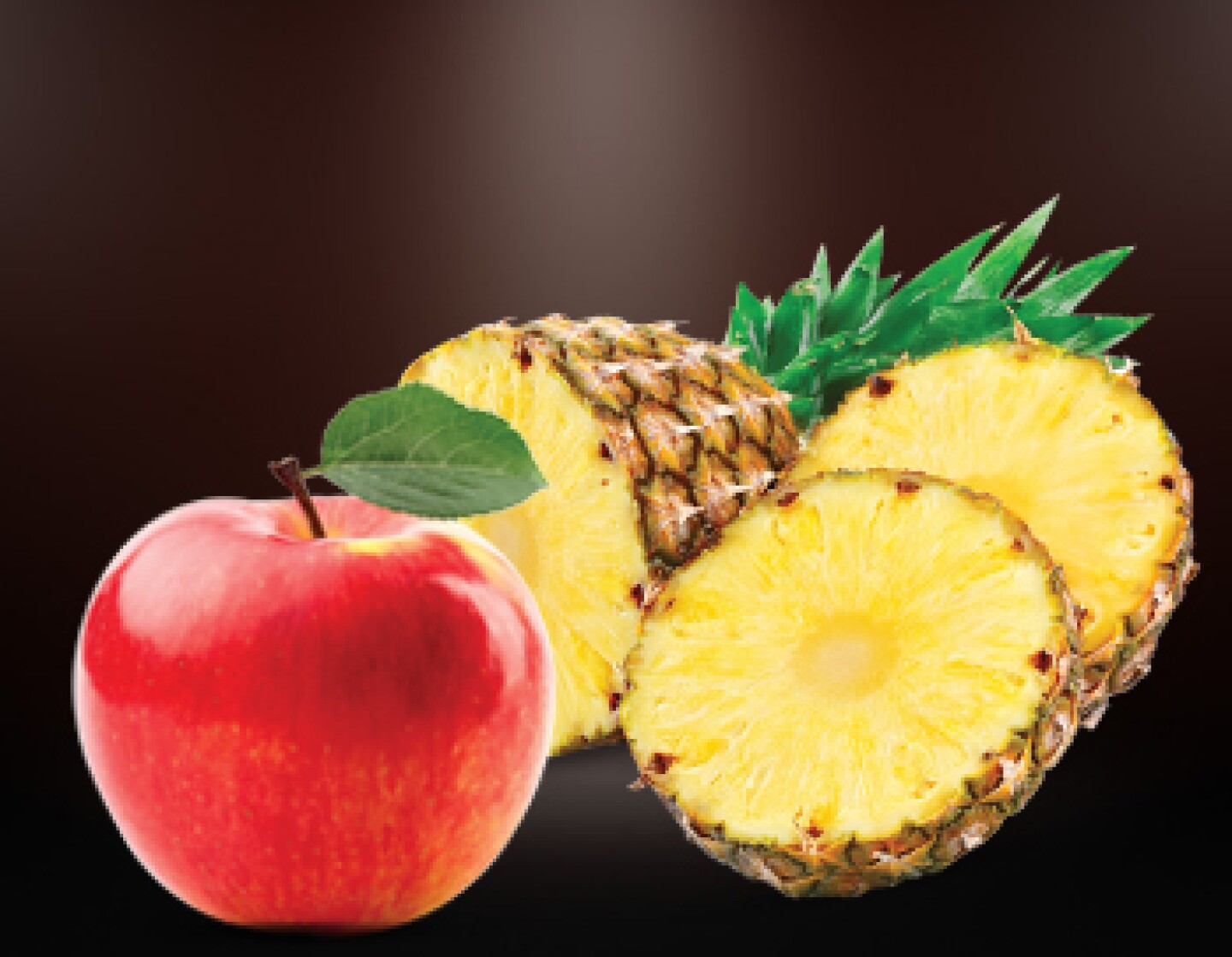 Sólo necesitas manzana y piña.