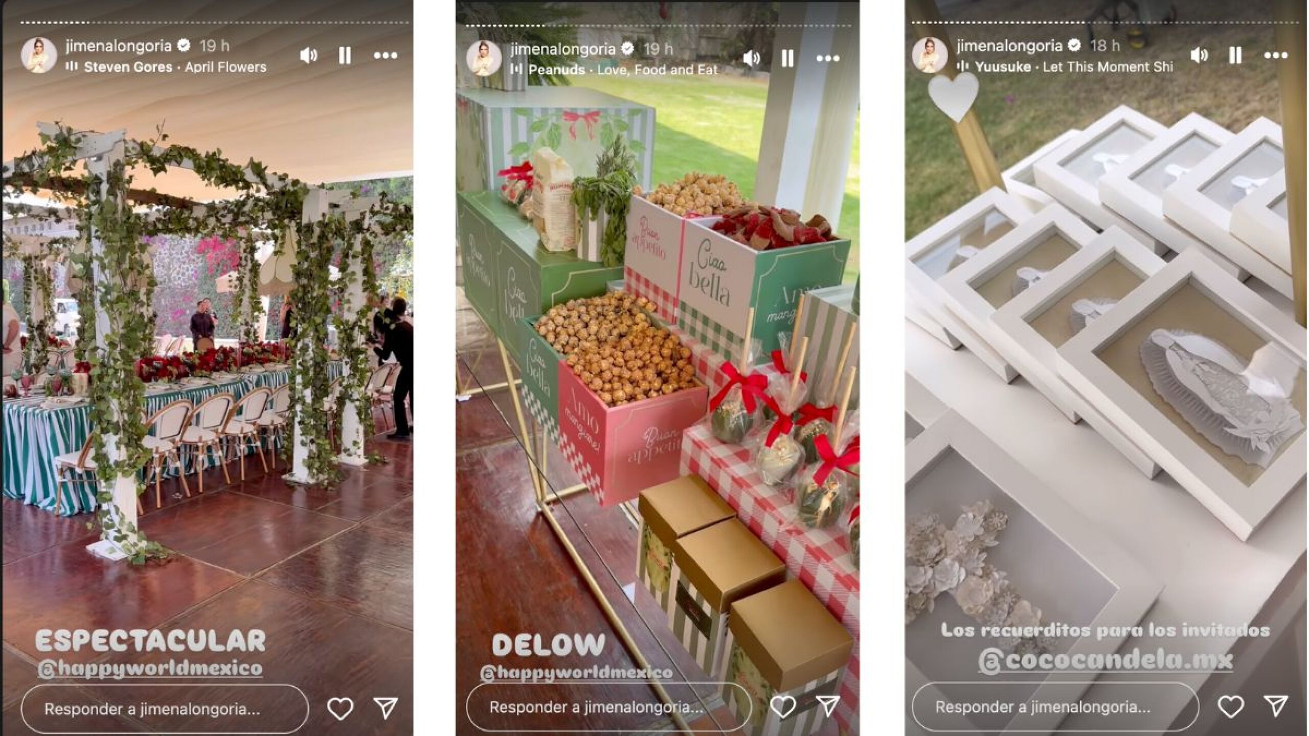 Jimena Longoria y Gualy celebran el bautizo de su bebé