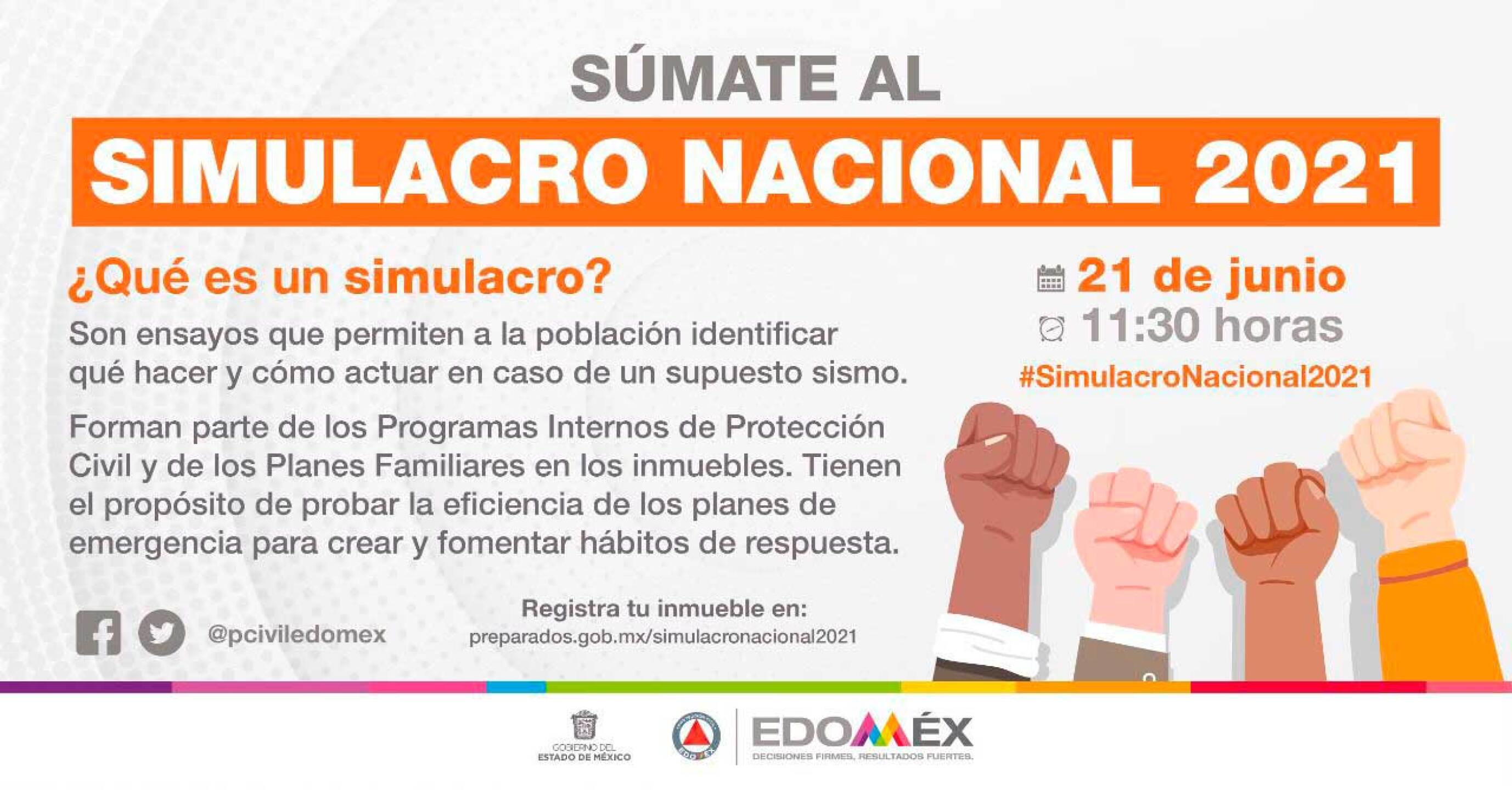 Conoce las medidas que debes tomar ante un simulacro