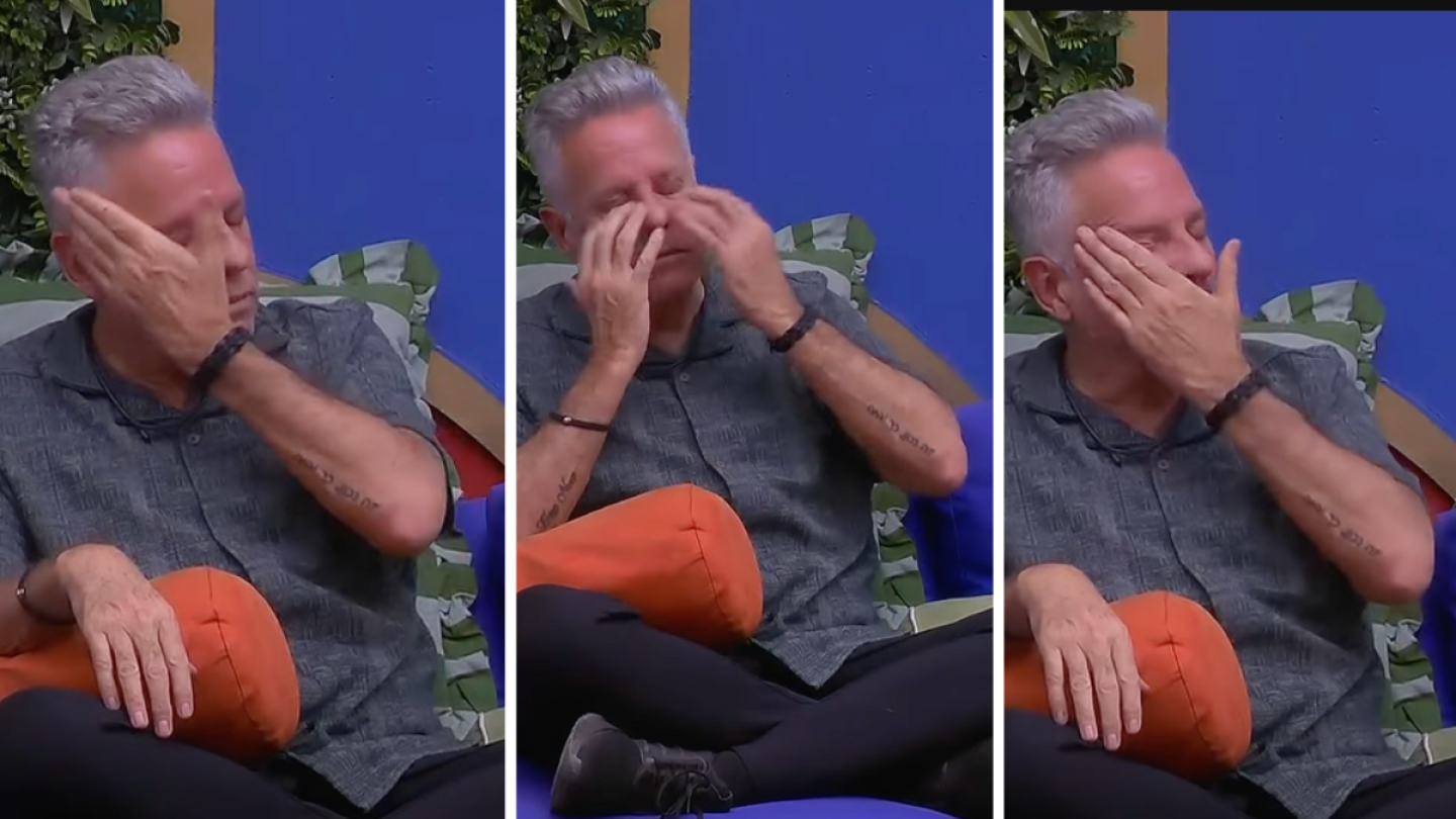 Alexis Ayala llorando en La casa de los famosos México