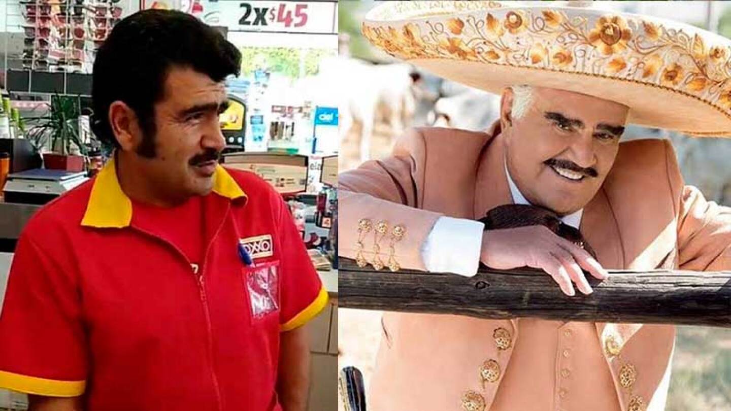 'Chente del Oxxo' sorprende por su parecido con Vicente Fernández