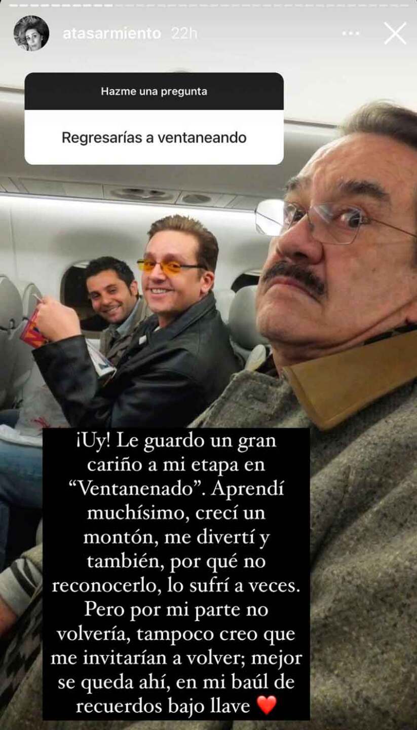 Atala Sarmiento interactuó con sus fans en Instagram