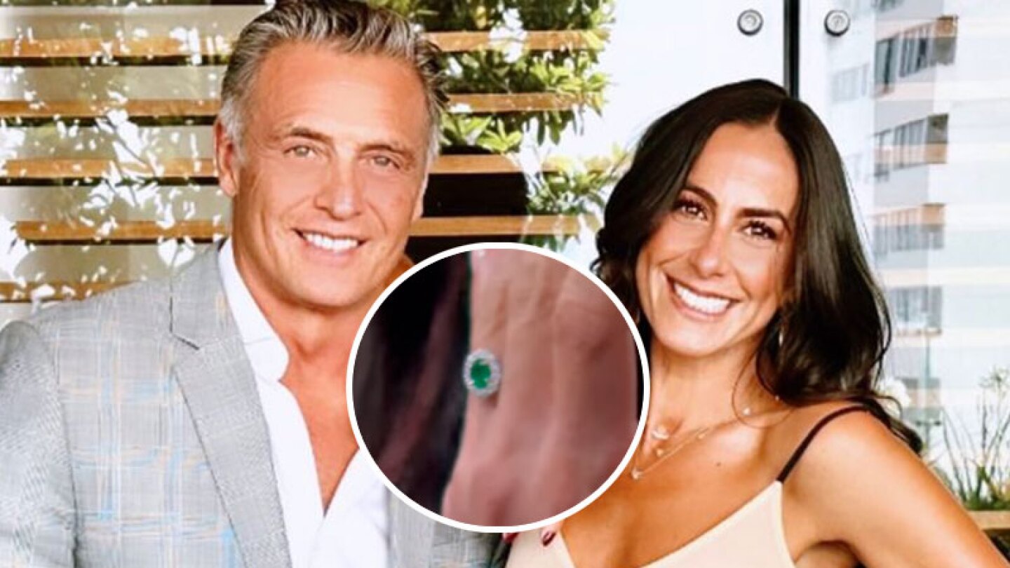 Paulina Mercado luce ostentoso anillo y desata rumores de boda con Juan Soler