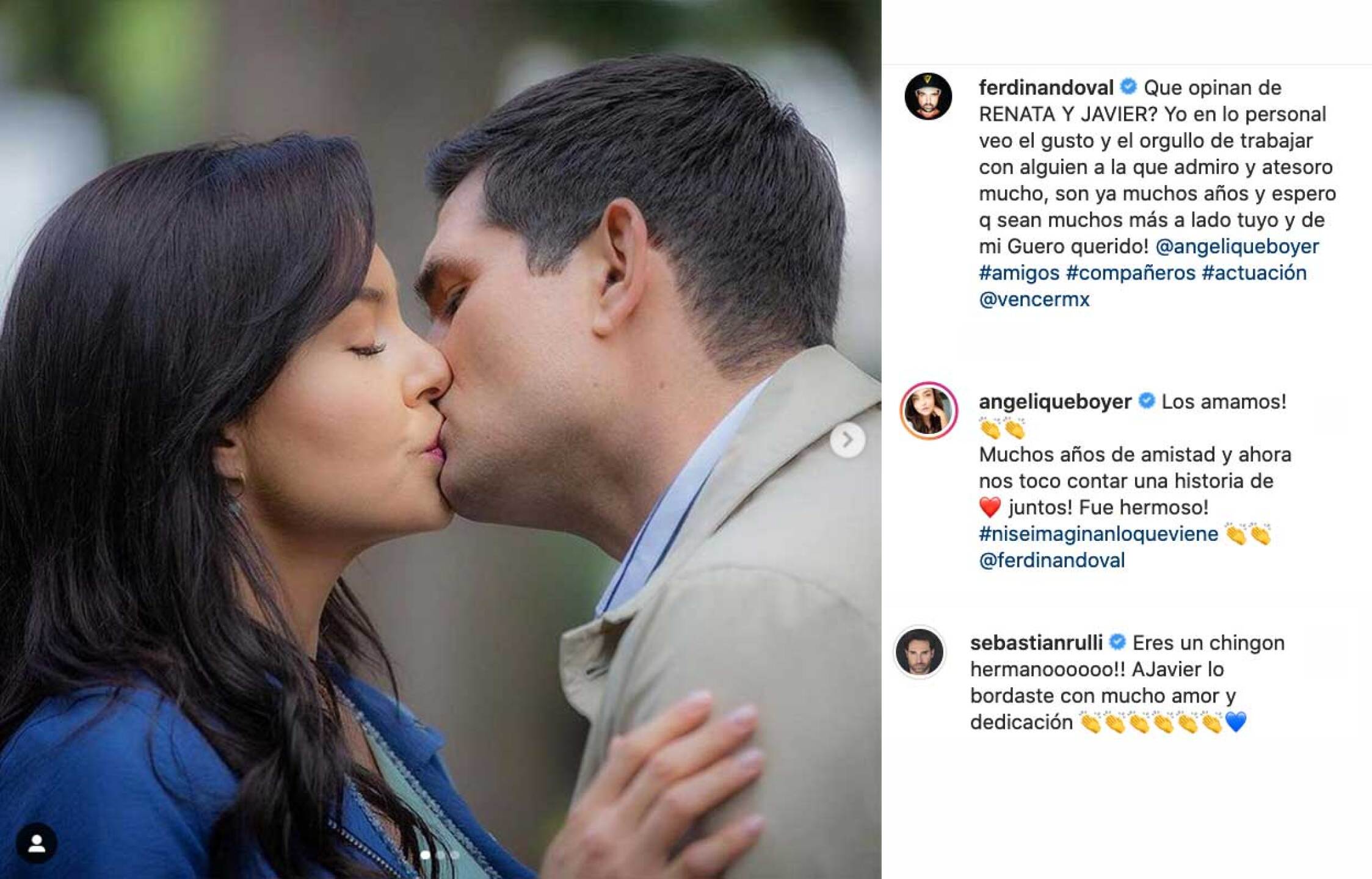 Angelique Boyer y Ferdinando Valencia